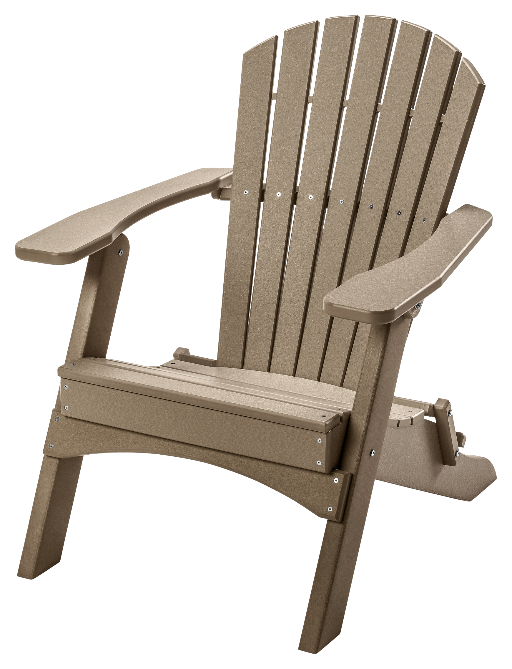 Image of Perfect Choice Classic Folding Adirondack Chair - Sandstone