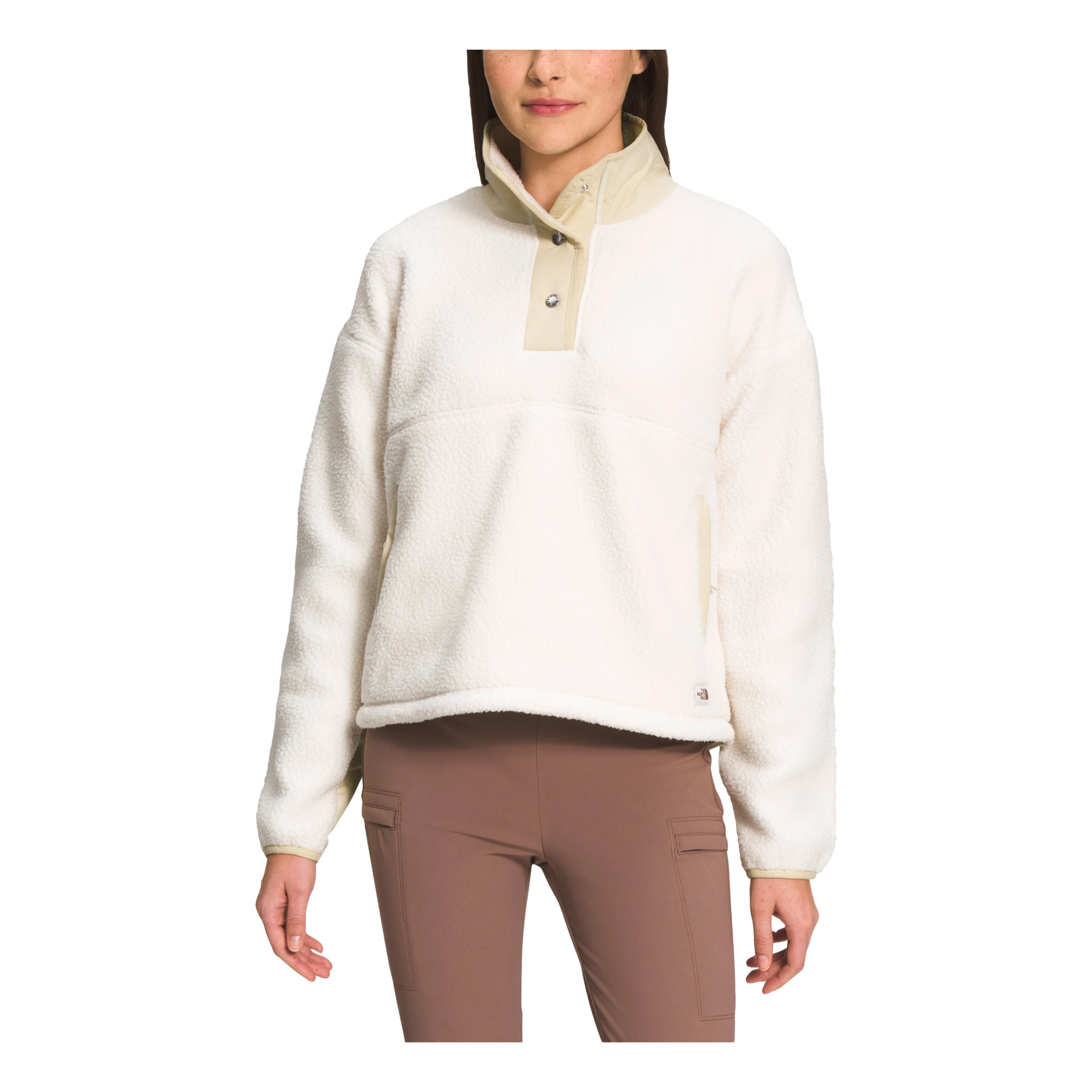 THE NORTH FACE Cragmont Fleece Quarter-Snap Long-Sleeve Pullover for Ladies