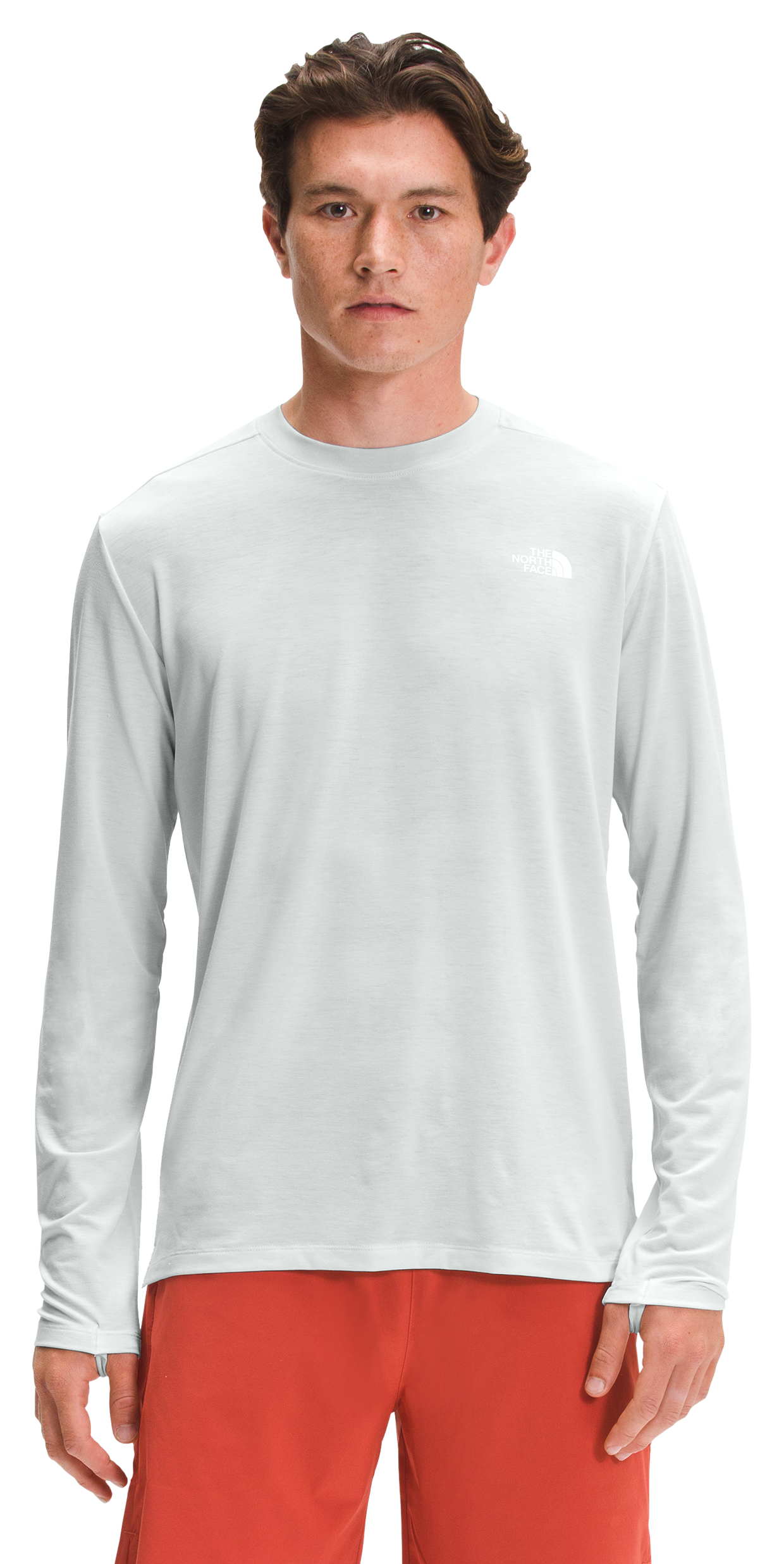 The North Face Wander Long-Sleeve Shirt for Men - Tin Grey - S