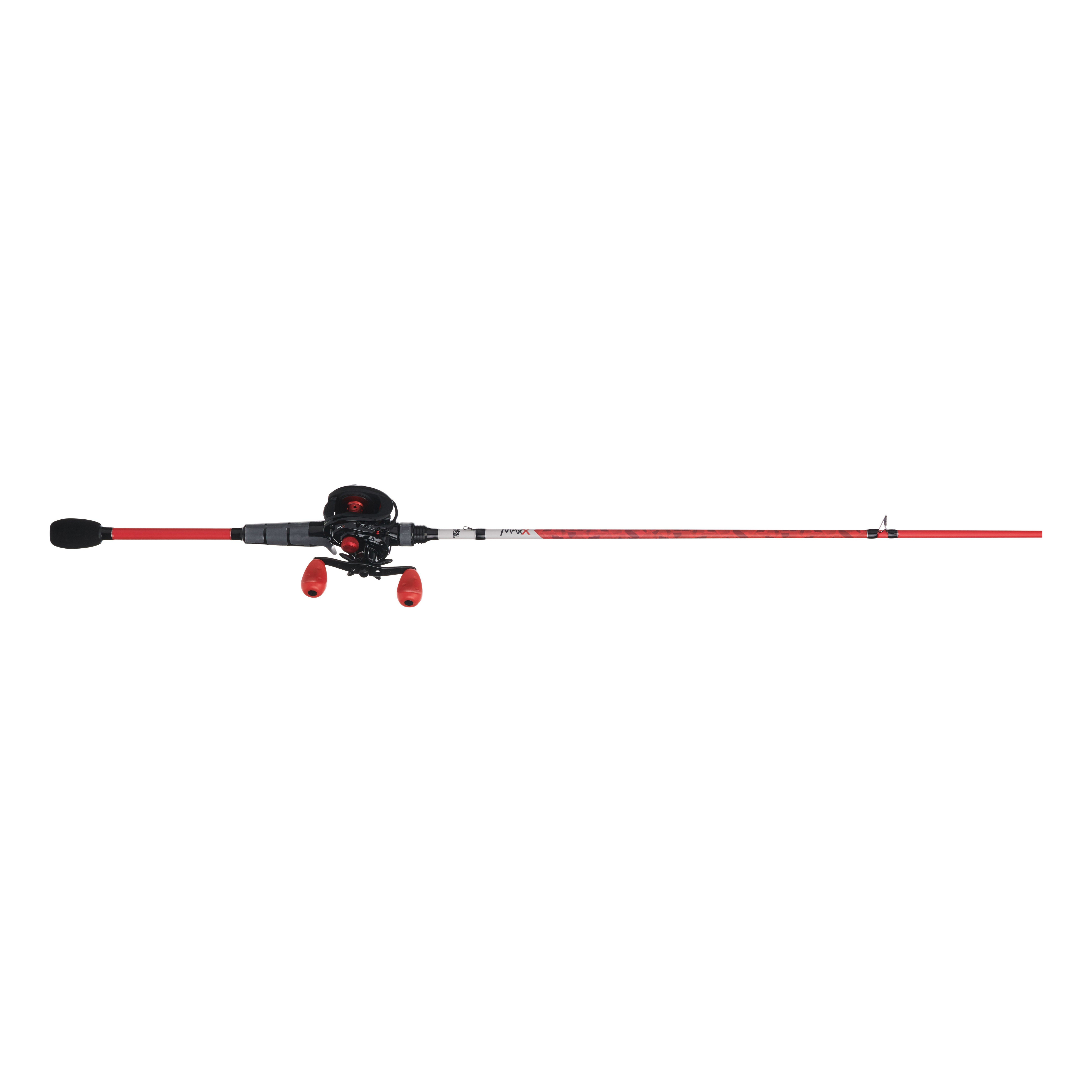Abu Garcia Max X Baitcast Combo - 6'6" - Med - 20/170 Braid Cap