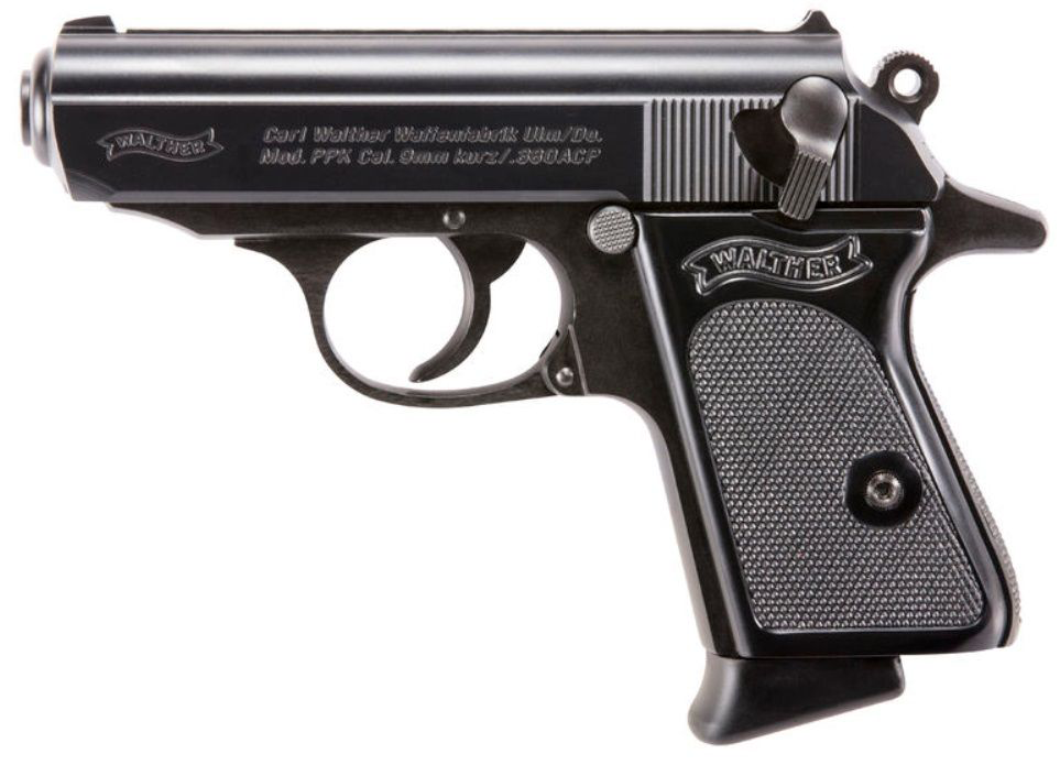 Image of Walther PPK DA/SA Semi-Auto Pistol - Semi-Gloss Blued