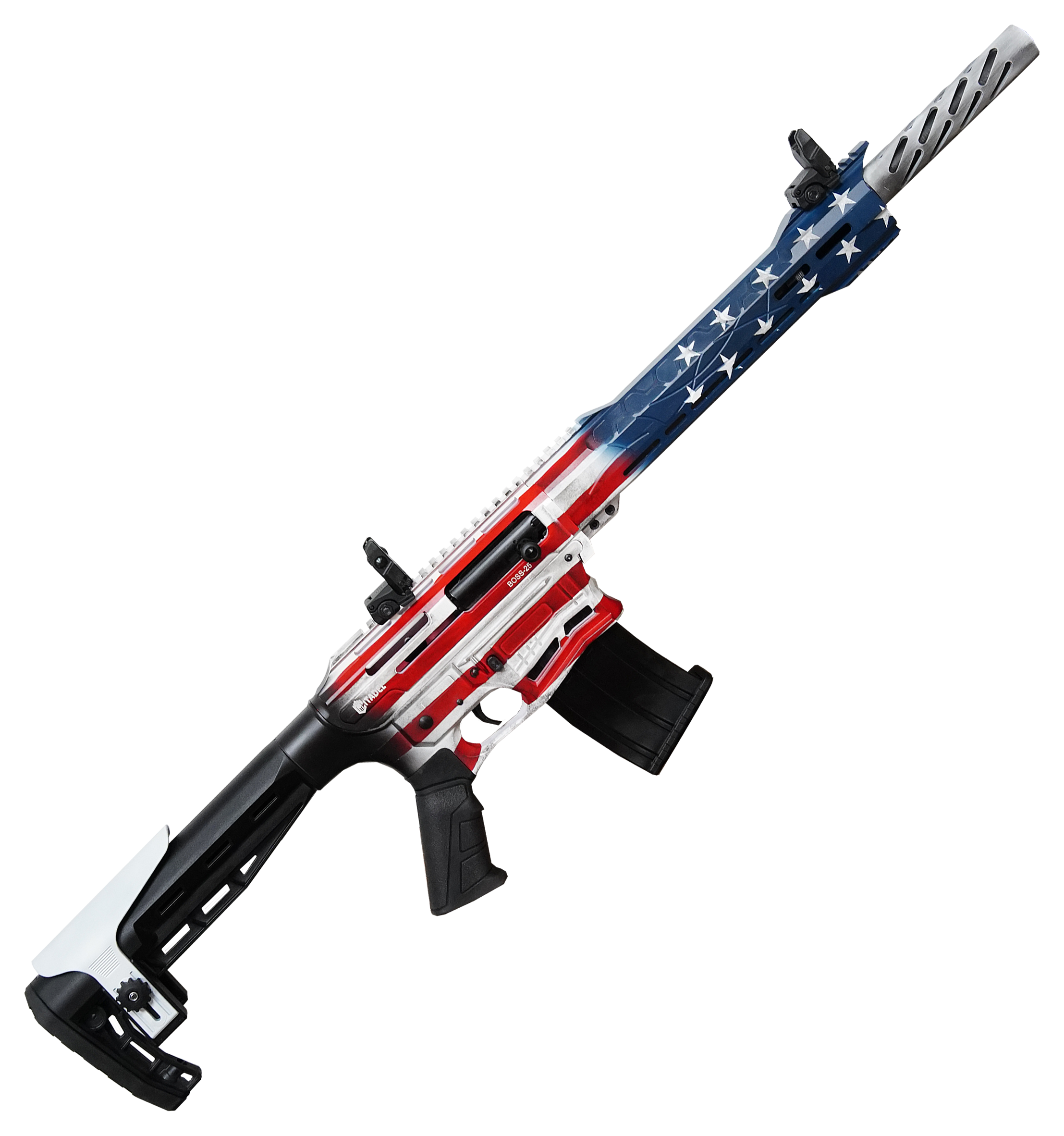 Legacy Sports International Citadel Boss 25 SemiAuto Shotgun in American Flag Cerakote