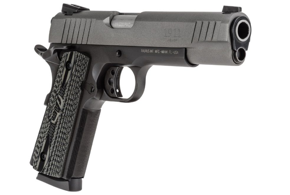 Image of Taurus 1911 Semi-Auto Pistol with VZ Grips - Cerakote Gray