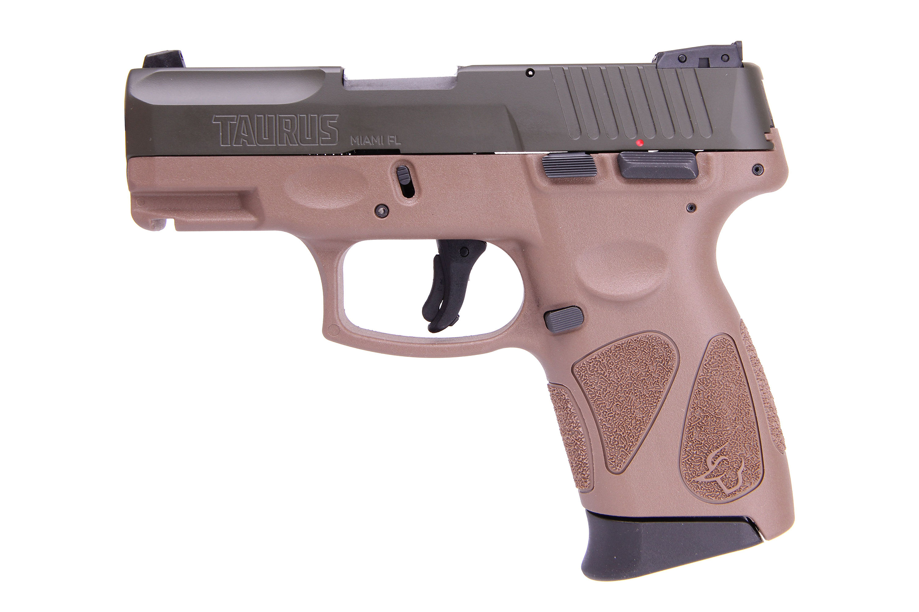 Taurus G2C Pistol  OD Green Cerakote  Coyote Brown