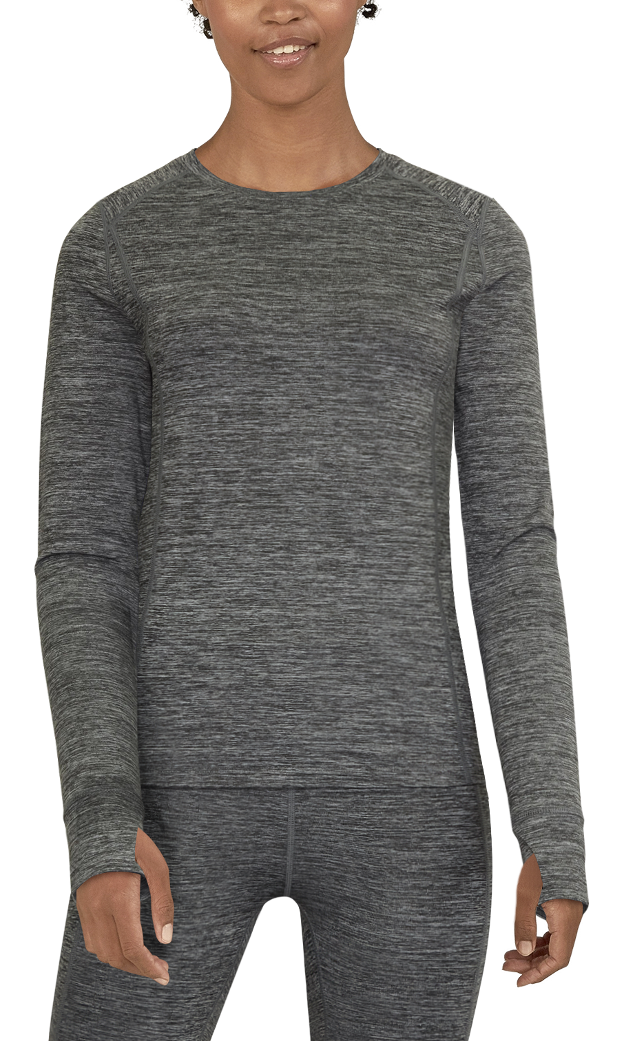 NATURAL REFLECTIONS Chill Proof Base Layer Long-Sleeve Crew-Neck Shirt