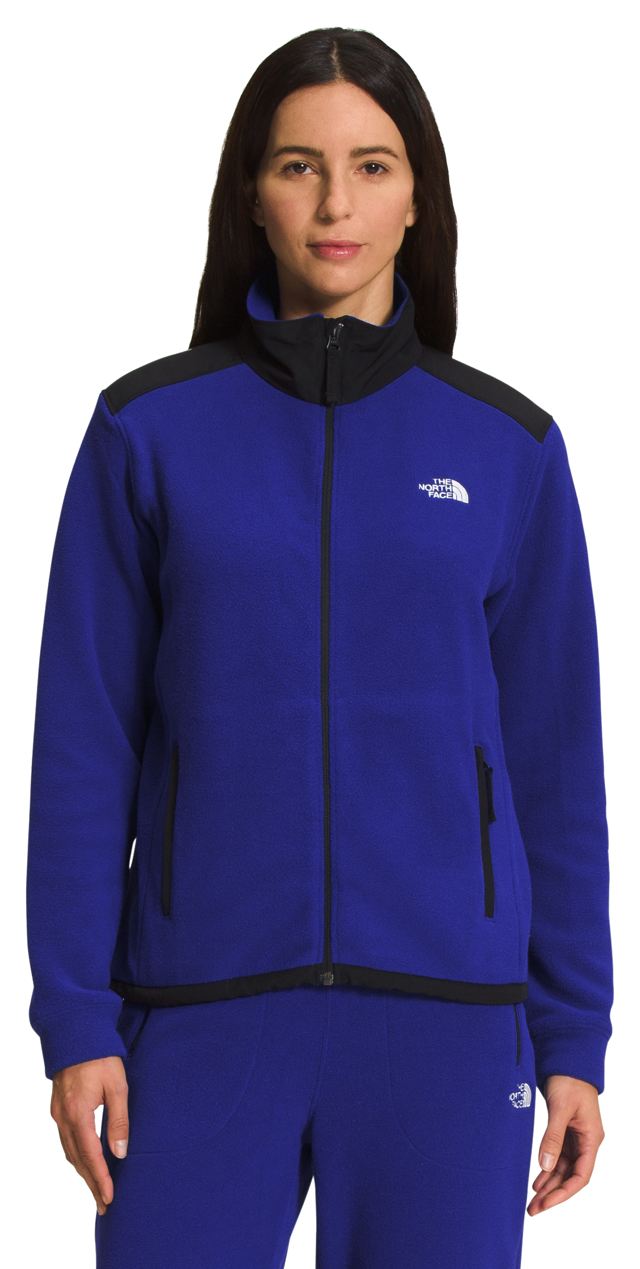The North Face Alpine Polartec 200 Full-Zip Jacket for Ladies - Lapis Blue/TNF Black - M