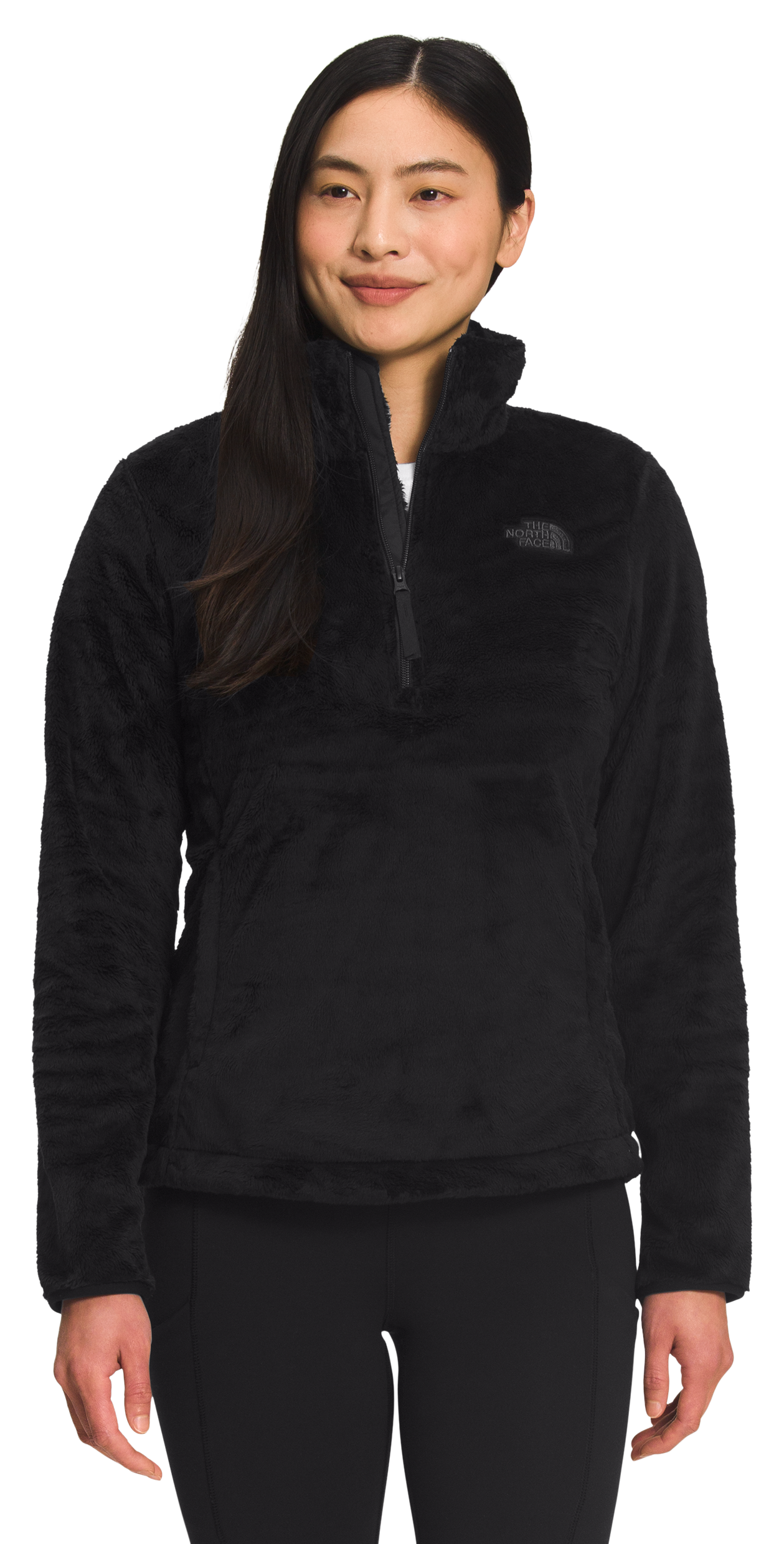 The North Face Osito Quarter-Zip Long-Sleeve Pullover for Ladies - TNF Black - XL product image