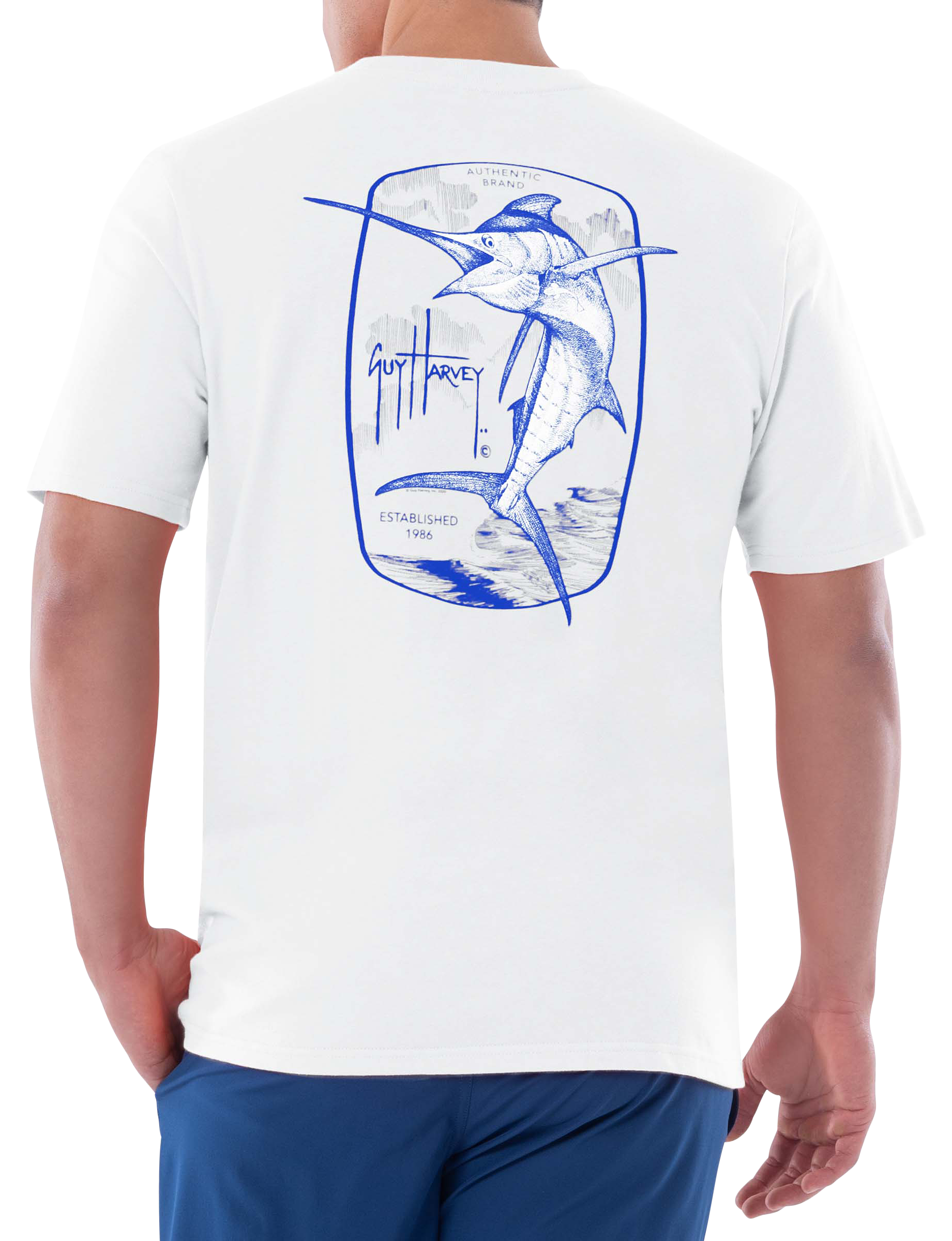 Guy Harvey Authentic Short-Sleeve T-Shirt for Men