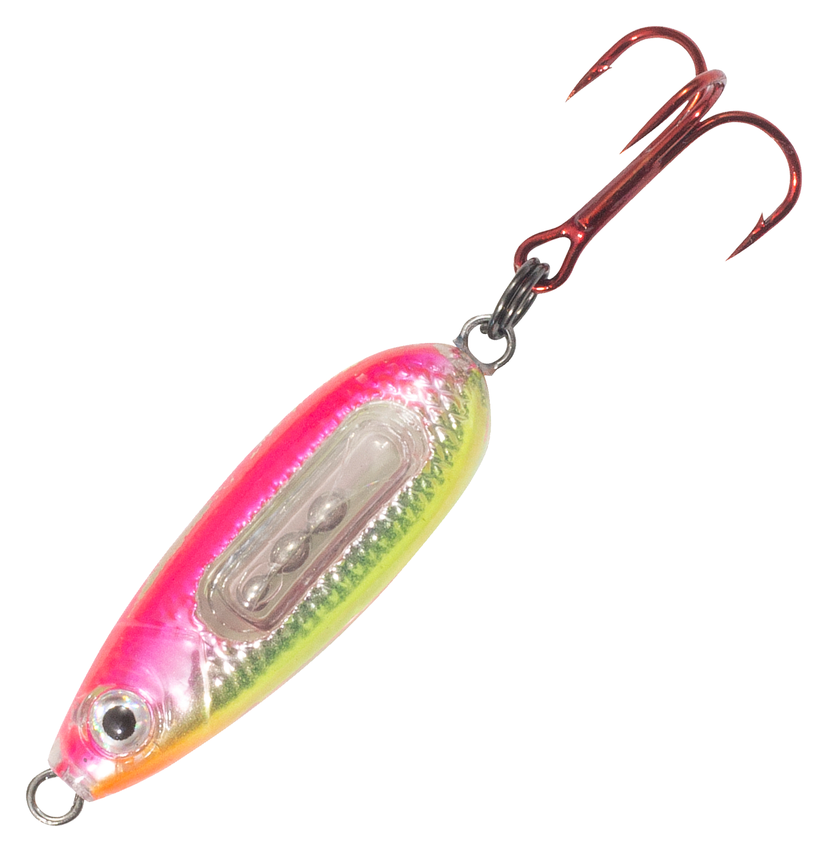 Northland Fishing Tackle Glass Buck-Shot Spoon - 3/32 oz - Pink Silver