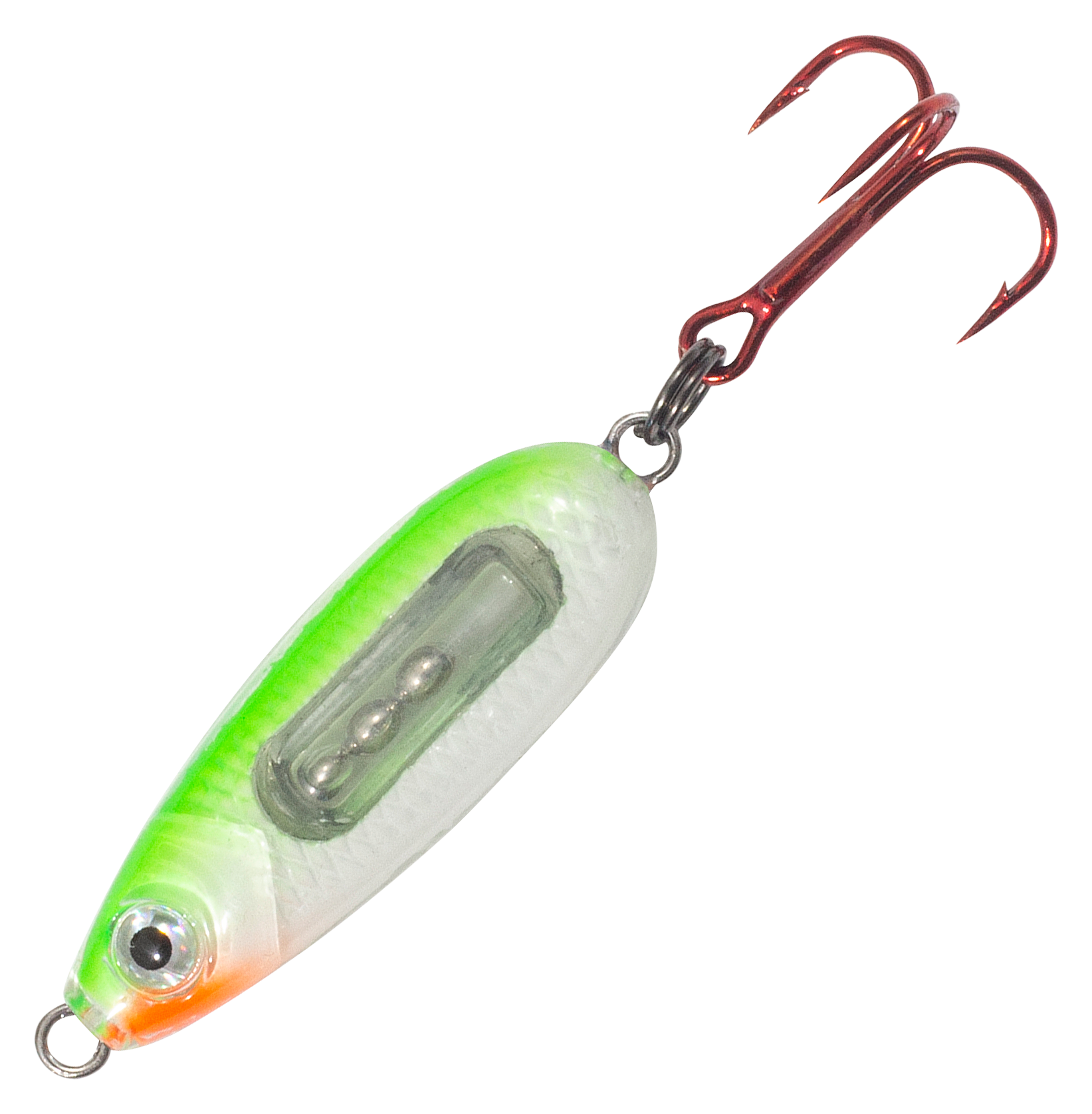 Northland Fishing Tackle Glass Buck-Shot Spoon - 1/8 oz - Super Glo Perch