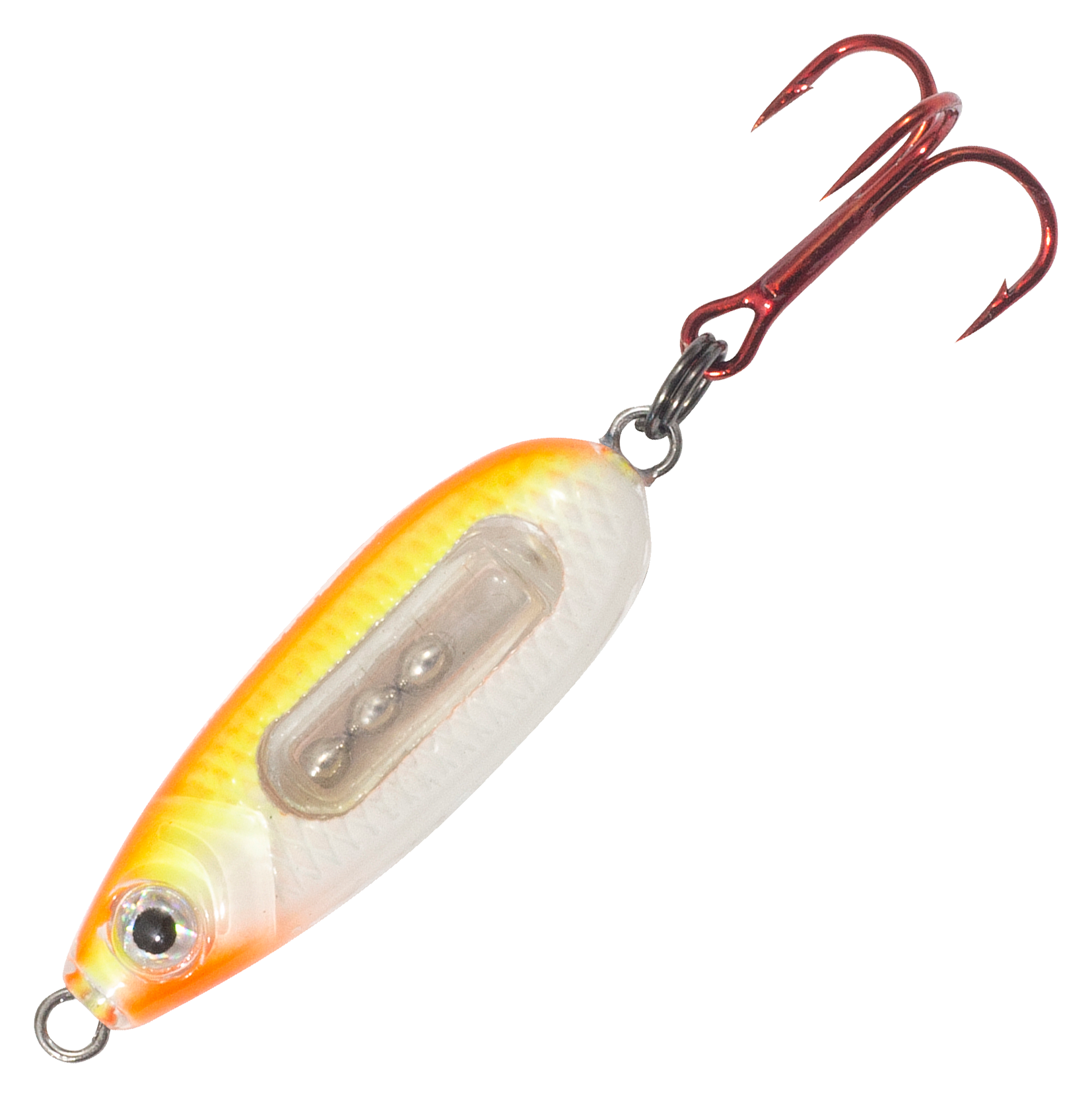 Northland Fishing Tackle Glass Buck-Shot Spoon - 1/8 oz - Super Glo Chub