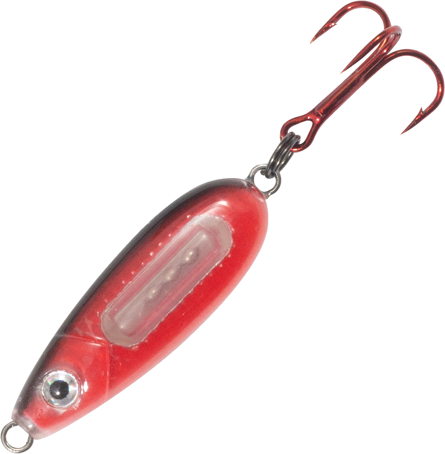 Northland Fishing Tackle Glass Buck-Shot Spoon - 1/8 oz - Super Glo Redfish