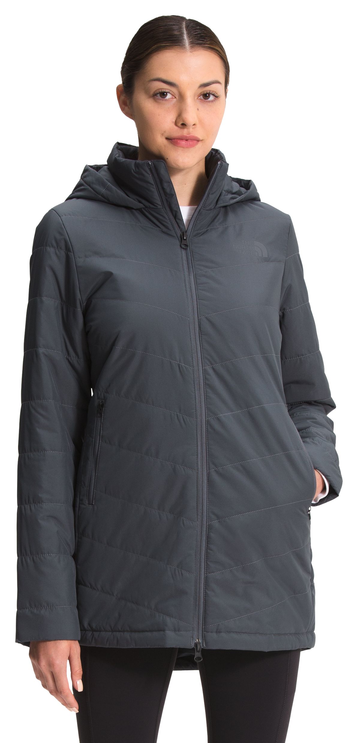 The North Face Solid Tamburello Parka for Ladies - Vanadis Grey - XL