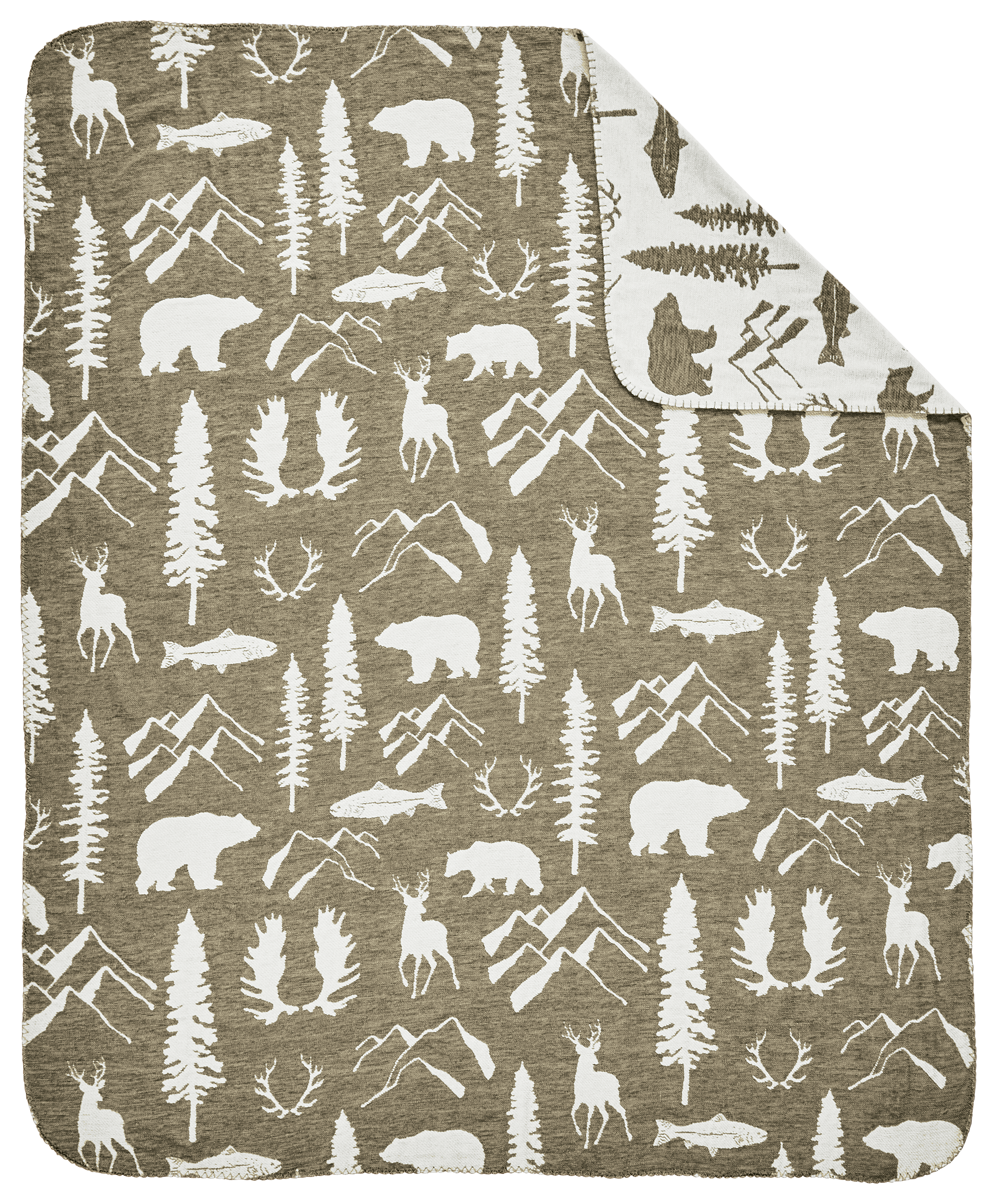 WHITE RIVER HOME Chenille Throw