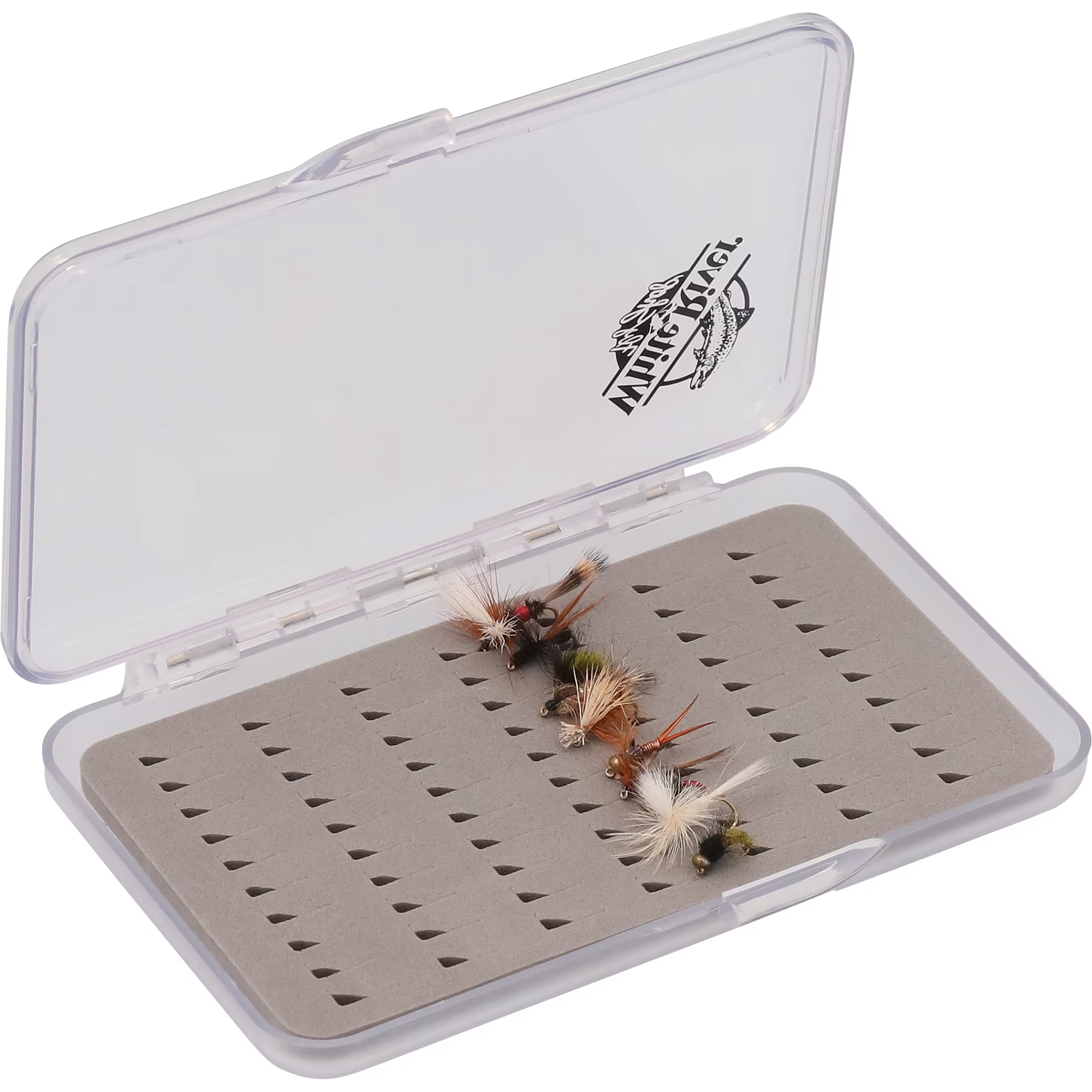 WHITE RIVER FLY SHOP Riseform Triangle Slit Foam Fly Box