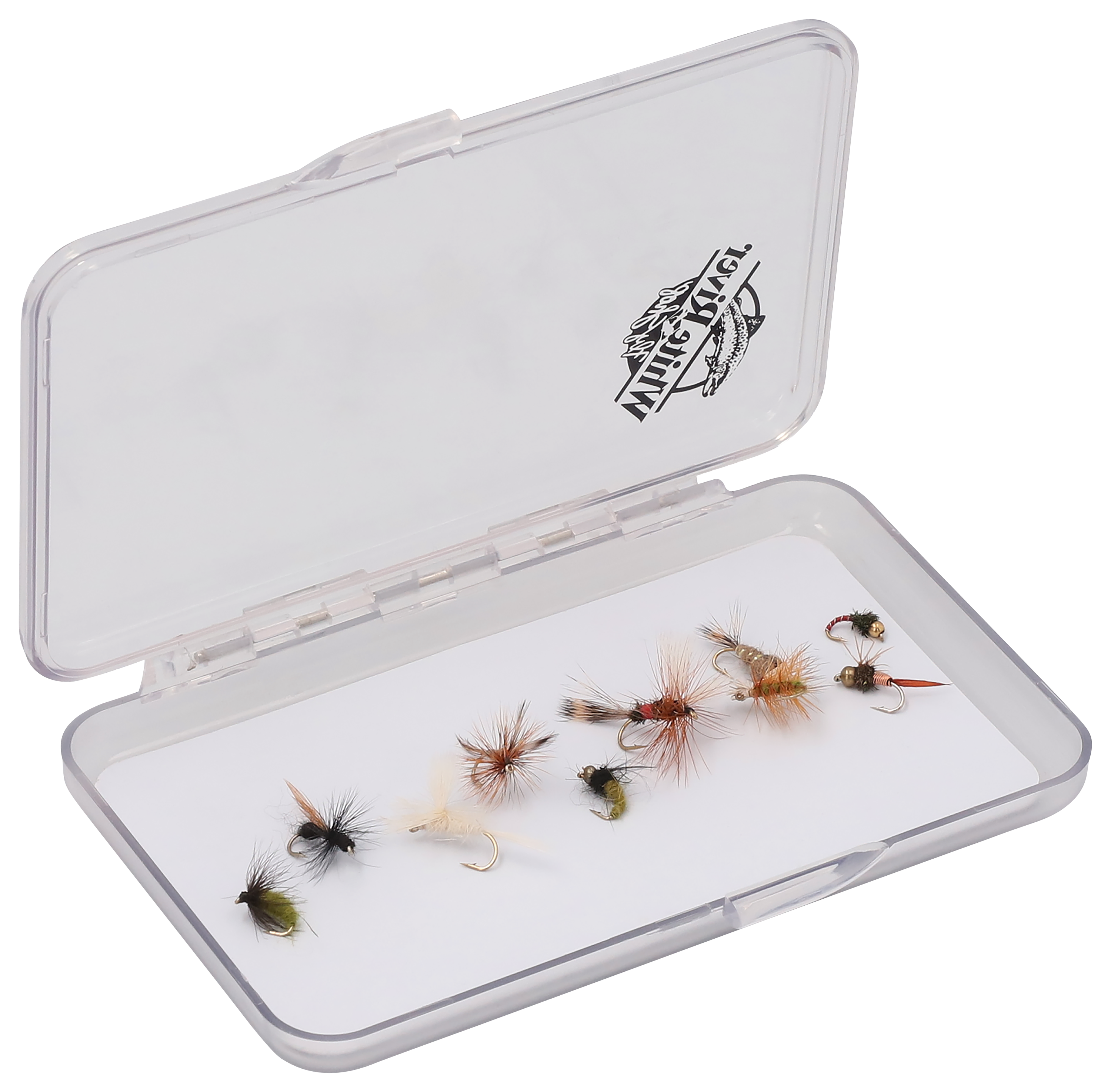 White River Fly Shop Riseform Magnetic Bottom Fly Box - 5 x 3-1/2 x 1/2 - Magnetic