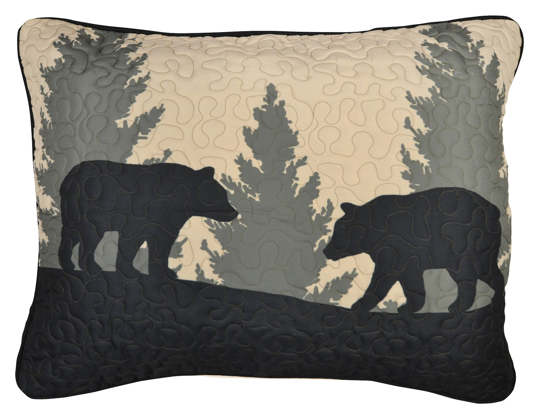 Image of Donna Sharp Bear Walk Plaid Bedding Collection Sham - King