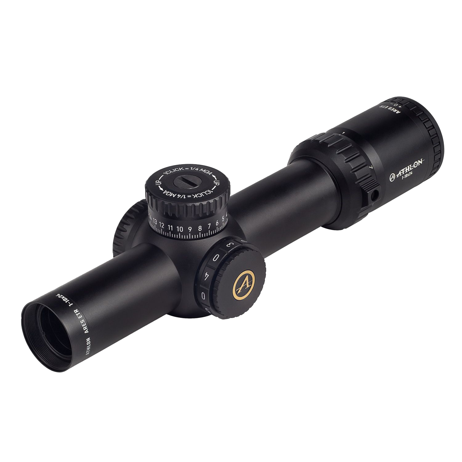 Athlon Ares ETR UHD Rifle Scope - 1-10x24mm - Black - ATMR2 MOA - Athlon