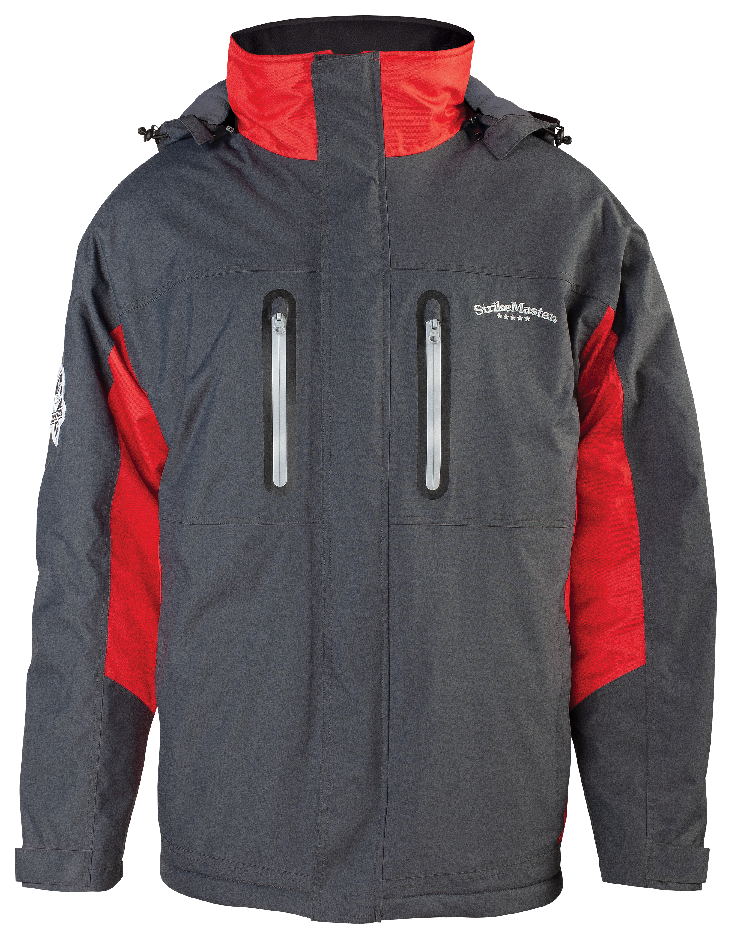 StrikeMaster Surface Jacket for Men - Charcoal/Red - M