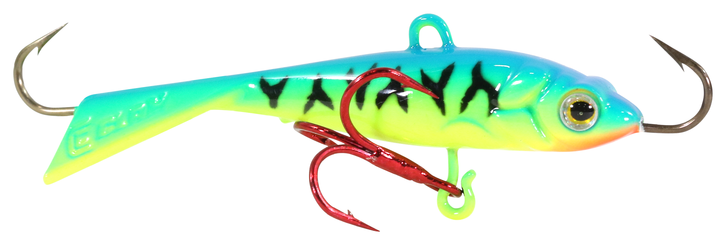 Clam Tikka Mino - #12 - 3/16 oz. - Glow Parrot
