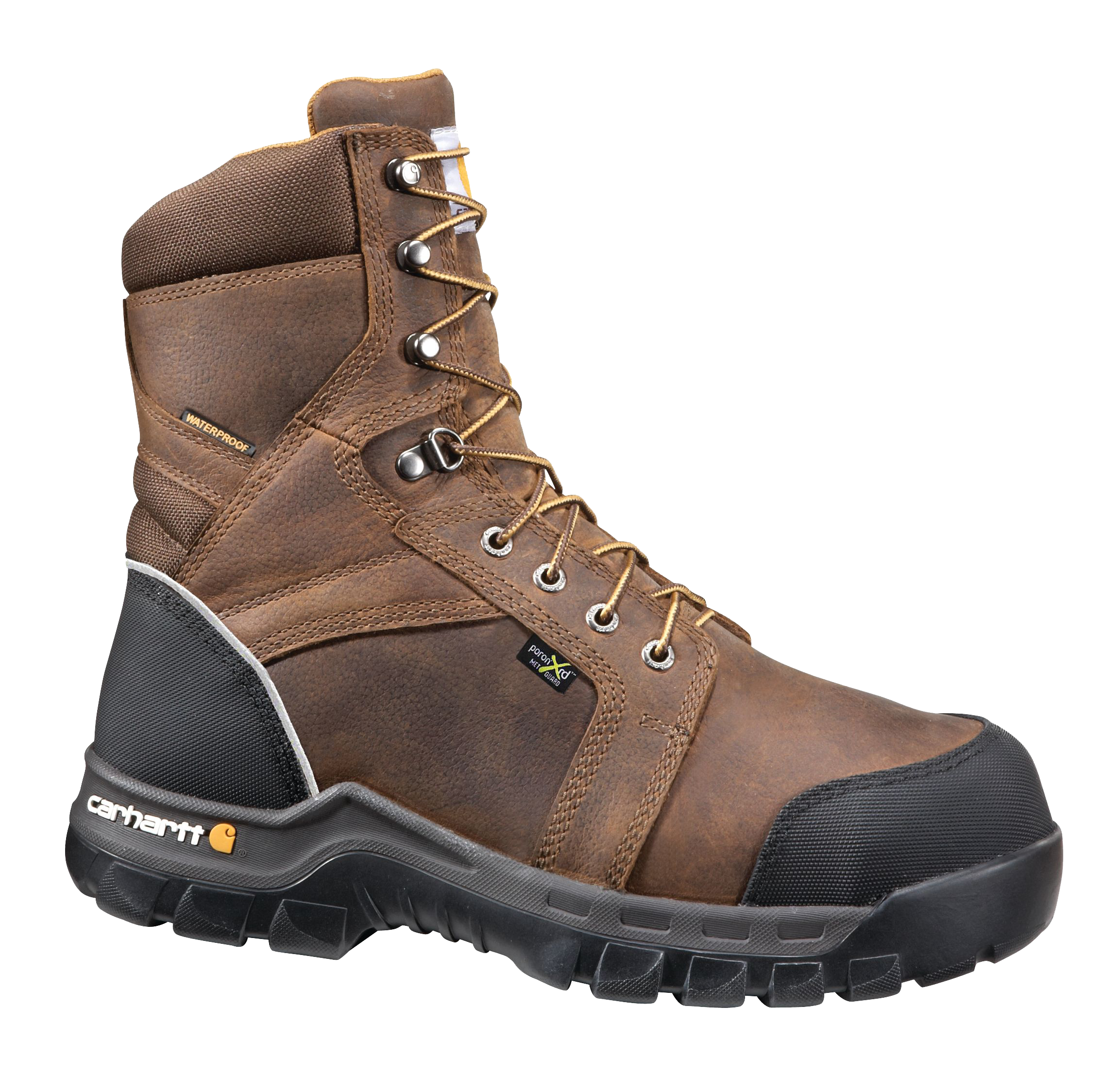 Carhartt Rugged Flex Waterproof Composite Toe Work Boots for Men with Metatarsal Guard
