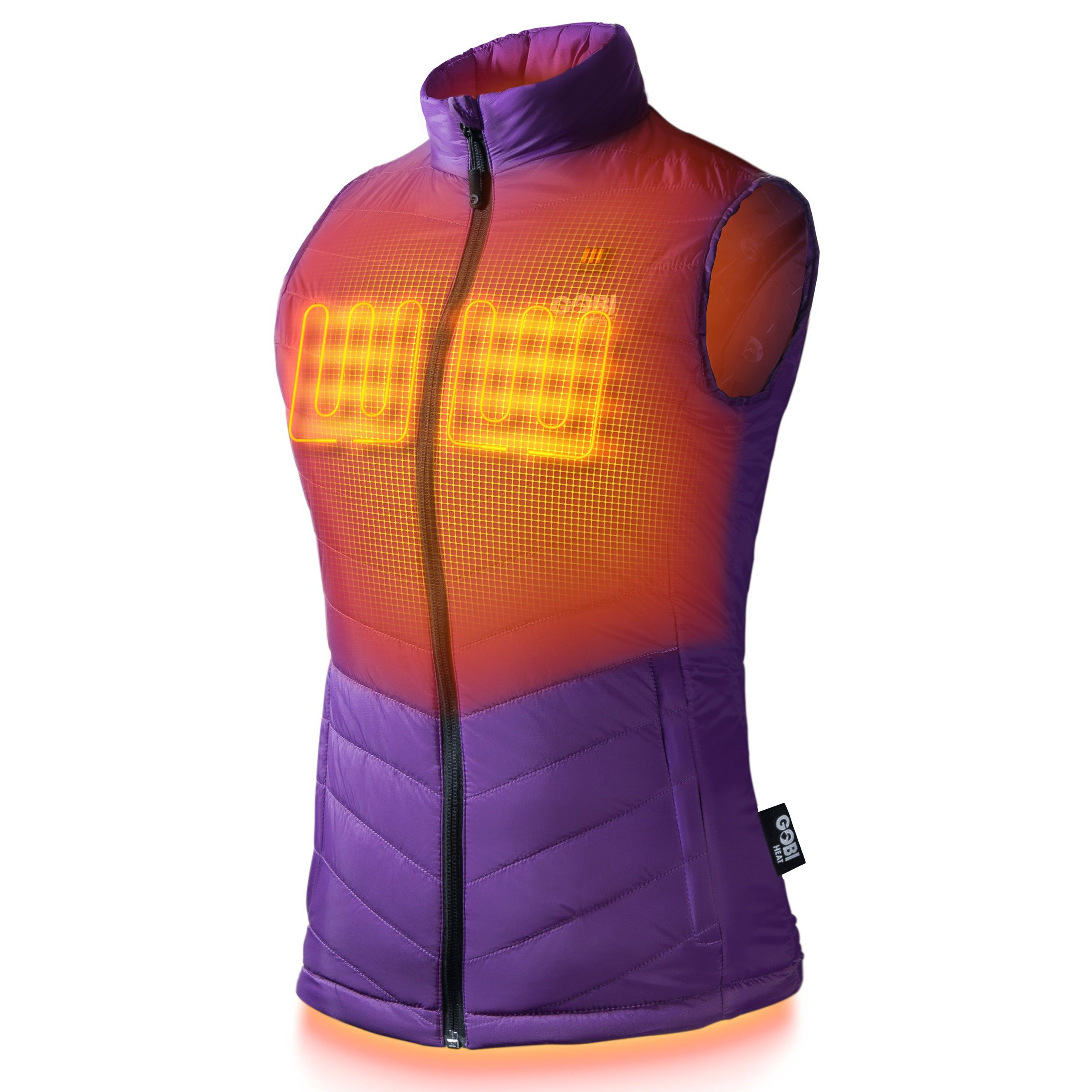 Image of Gobi Heat Dune Heated Vest for Ladies - Plum - S