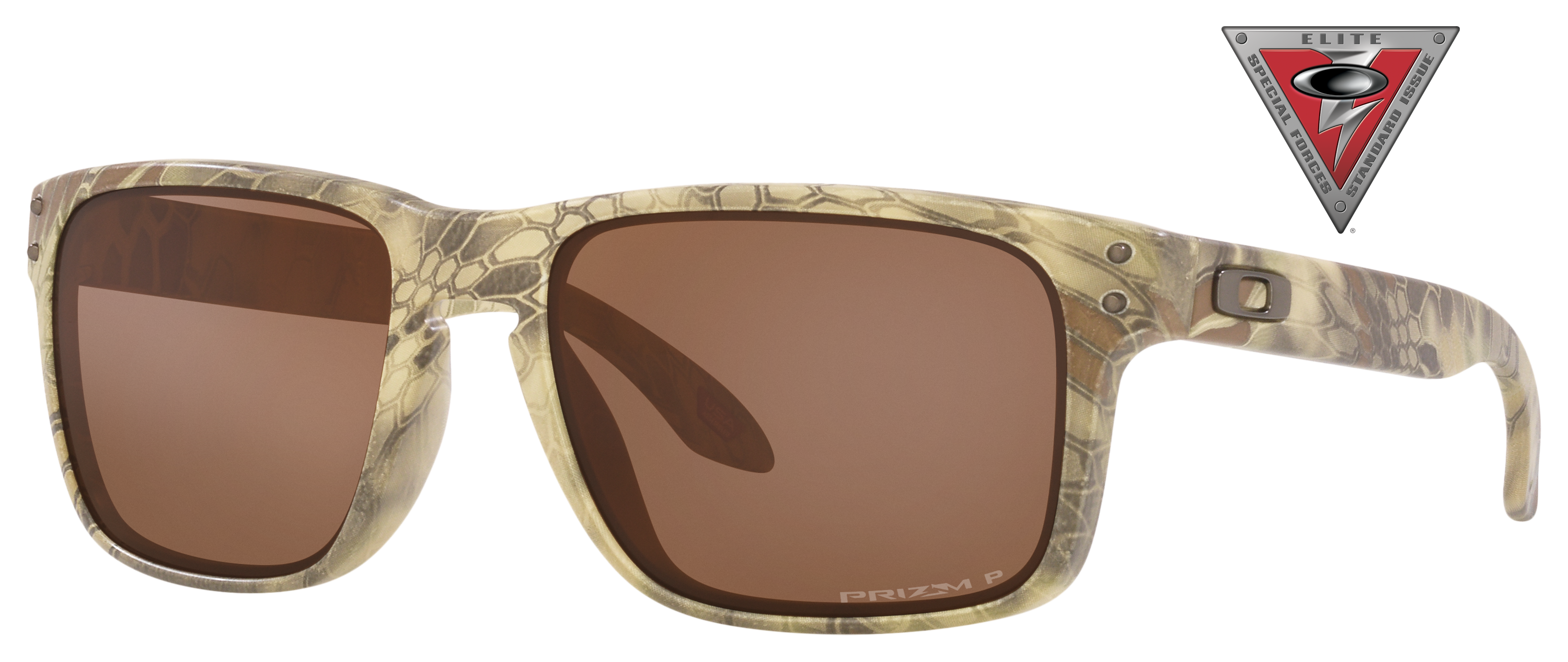OAKLEY SI Holbrook OO9102 Kryptek Collection Prizm Tungsten Mirror Polarized Sunglasses