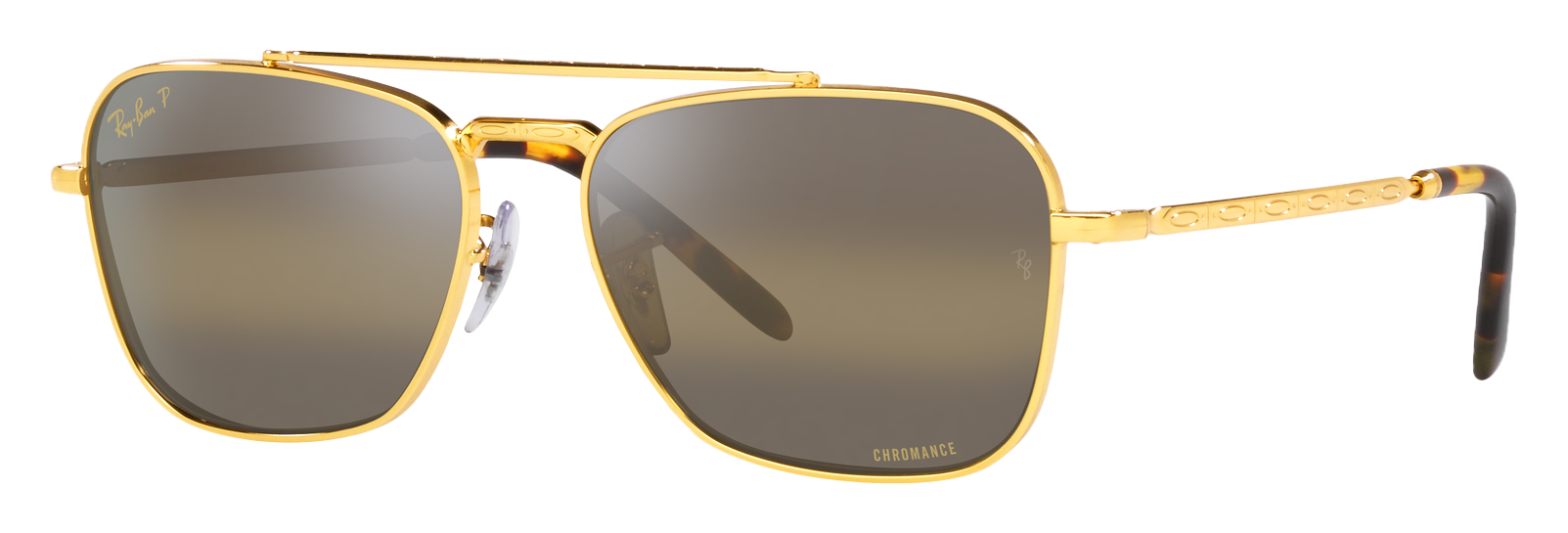 RAY-BAN New Caravan RB3636 Chromance Mirror Glass Polarized Sunglasses