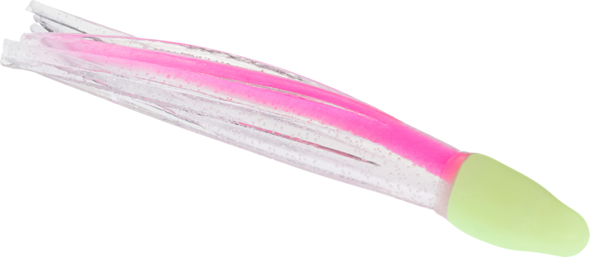 Silver Horde Shrimp Squid - 1.2" - UV Pink Stripe