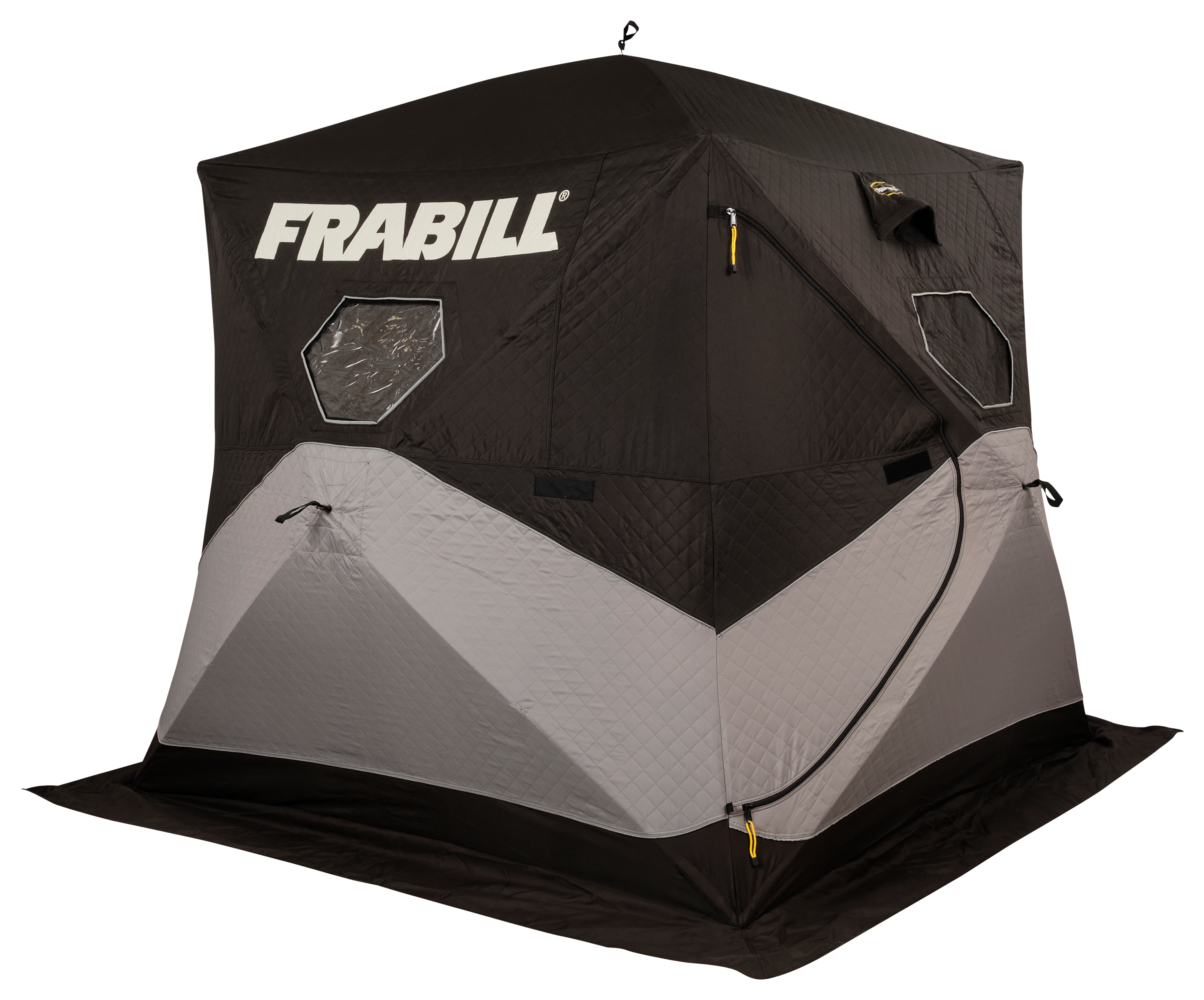 Frabill Shelter Hub Bro with 600D Polyester for up to 3 People, Ice Fishing  Shelters, Arctic Camo