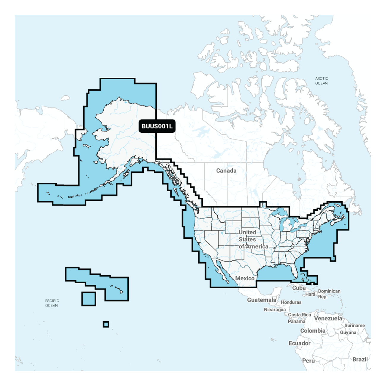 Garmin Navionics+ Built-in Chart Update Card for U.S. and Coastal Canada