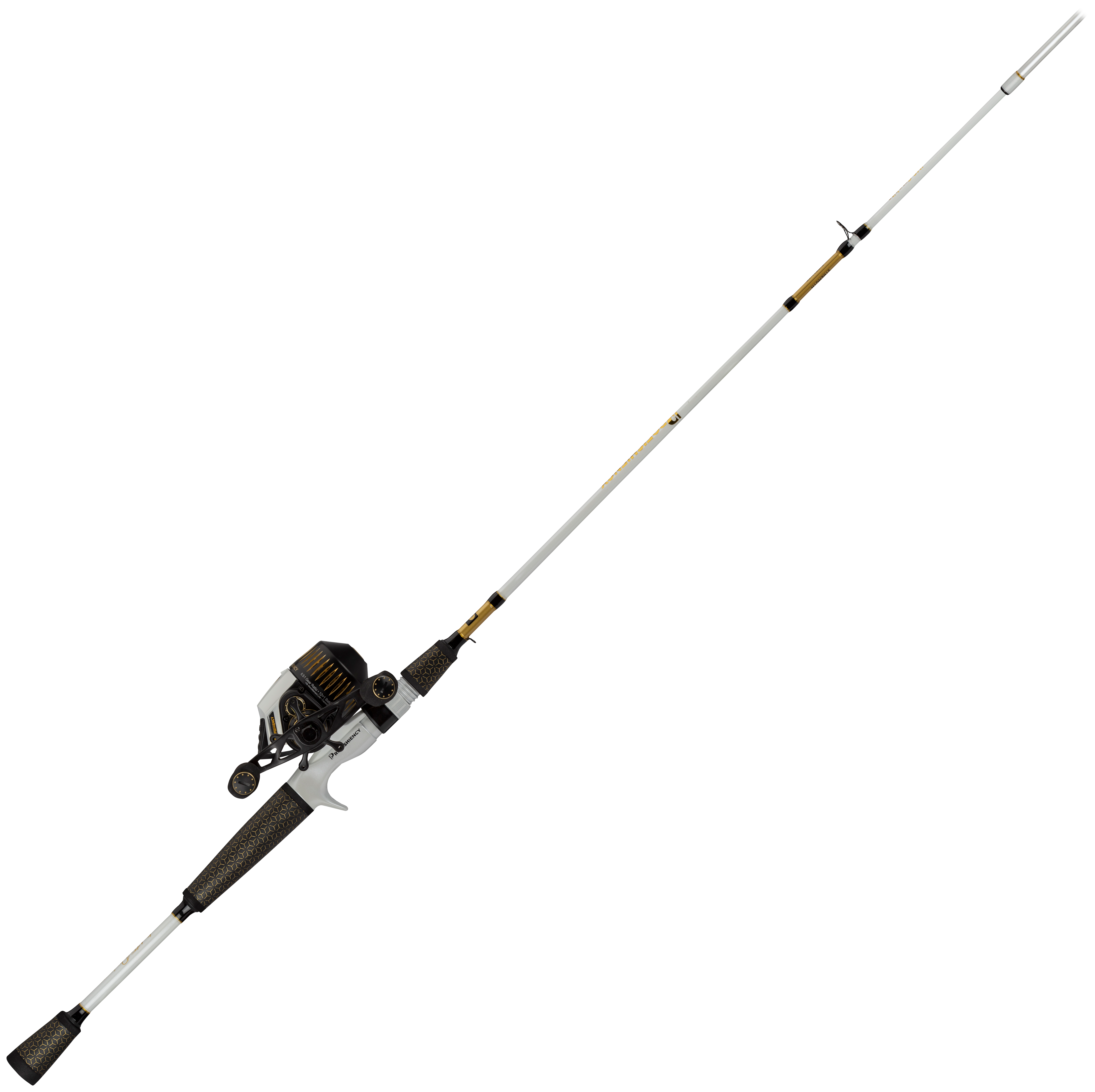 ProFishiency Sniper Spincast Combo - White/Black/Gold