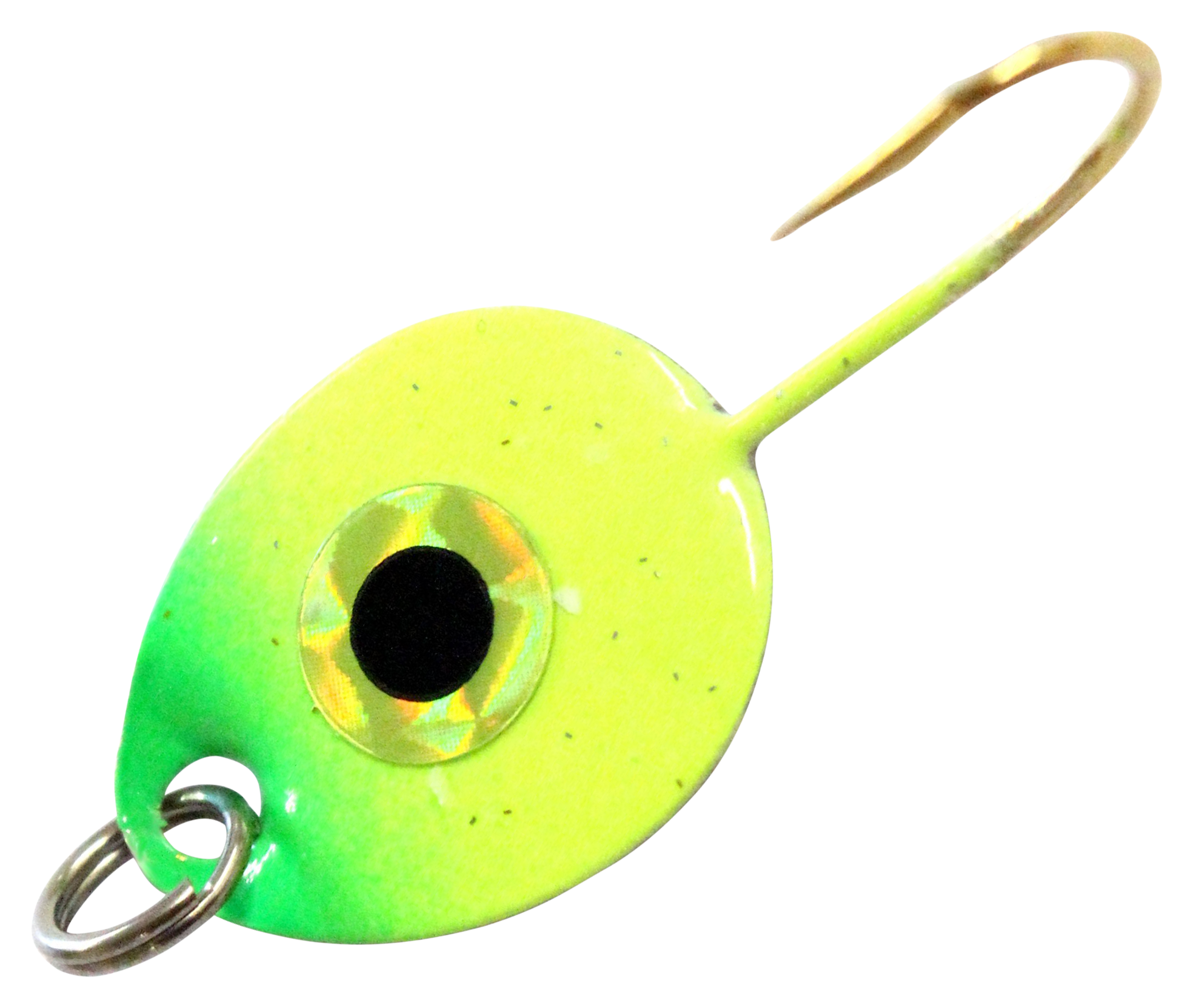JB Lures Gem-N-Eye Gold Back Jig - #6 1/16 oz. - Chartreuse/Green