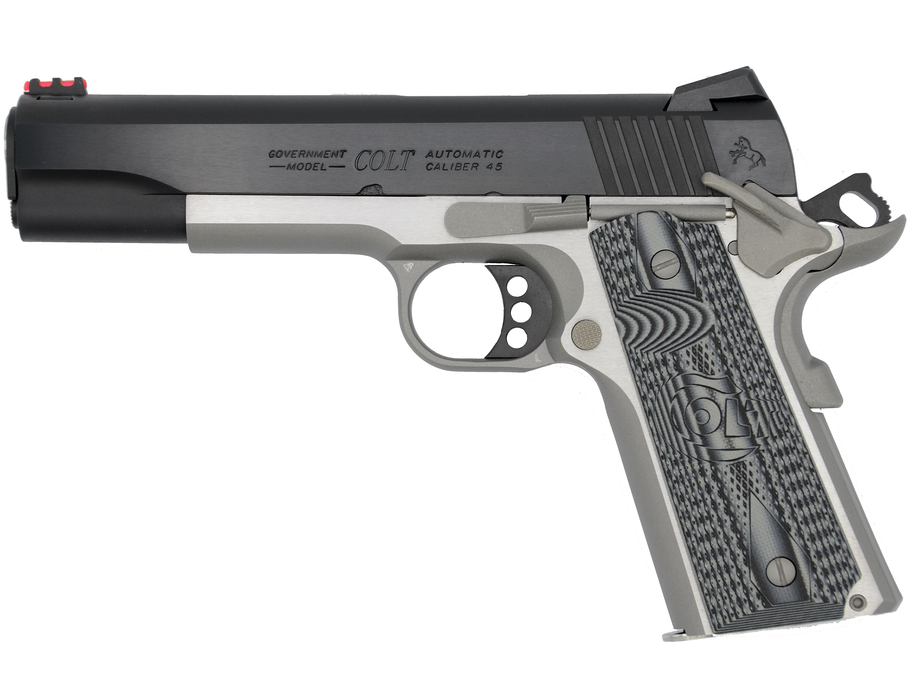 Colt 1911 Series 70 Competition Stainless Steel SemiAuto Pistol  45 ACP  Blued