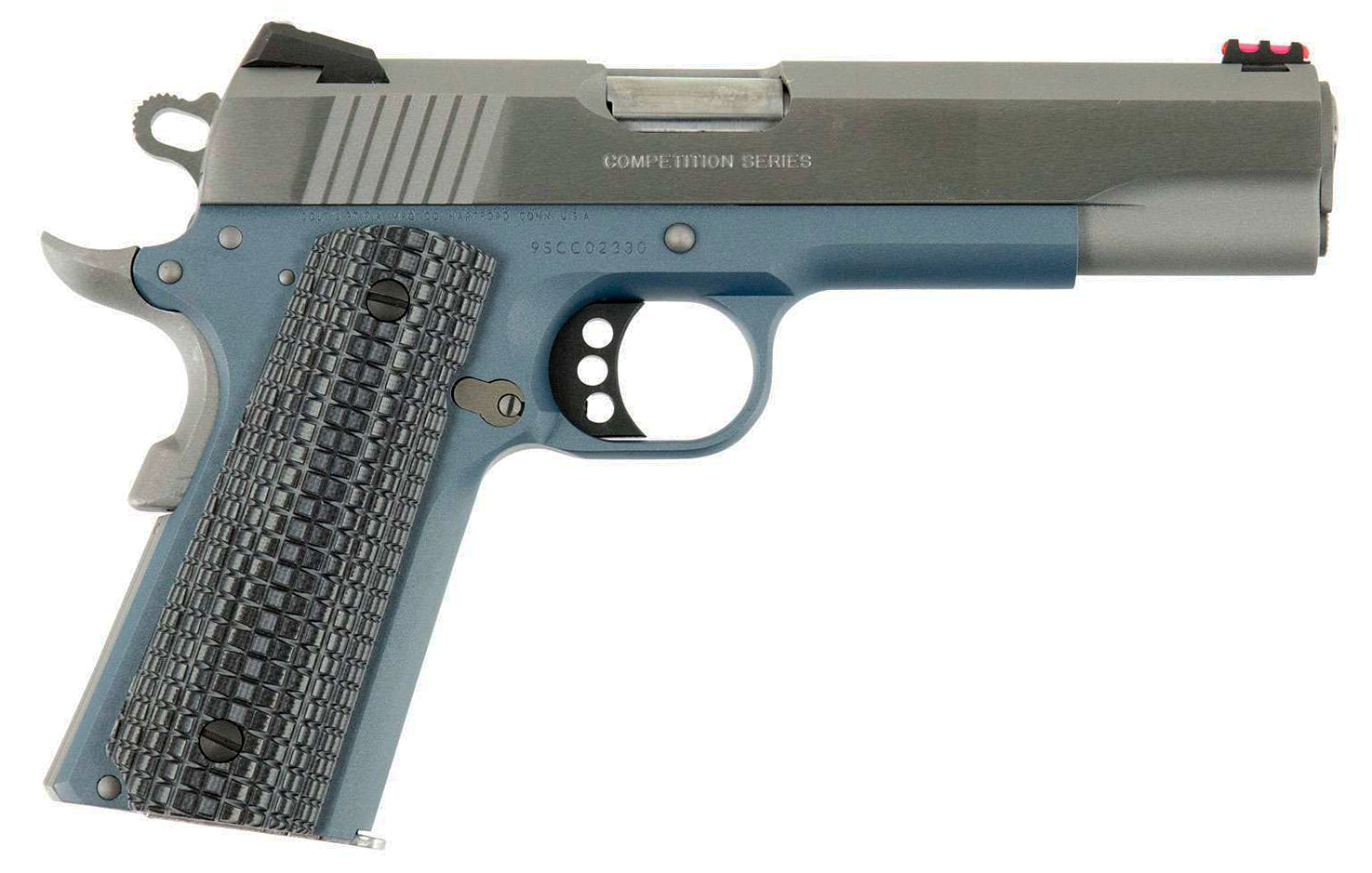 Image of Colt 1911 Series 70 Competition Stainless Steel Semi-Auto Pistol - 9mm - Blue Titanium Cerakote
