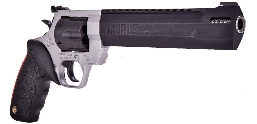 Image of Taurus Raging Hunter Revolver - Black/Stainless Steel - Black Rubber