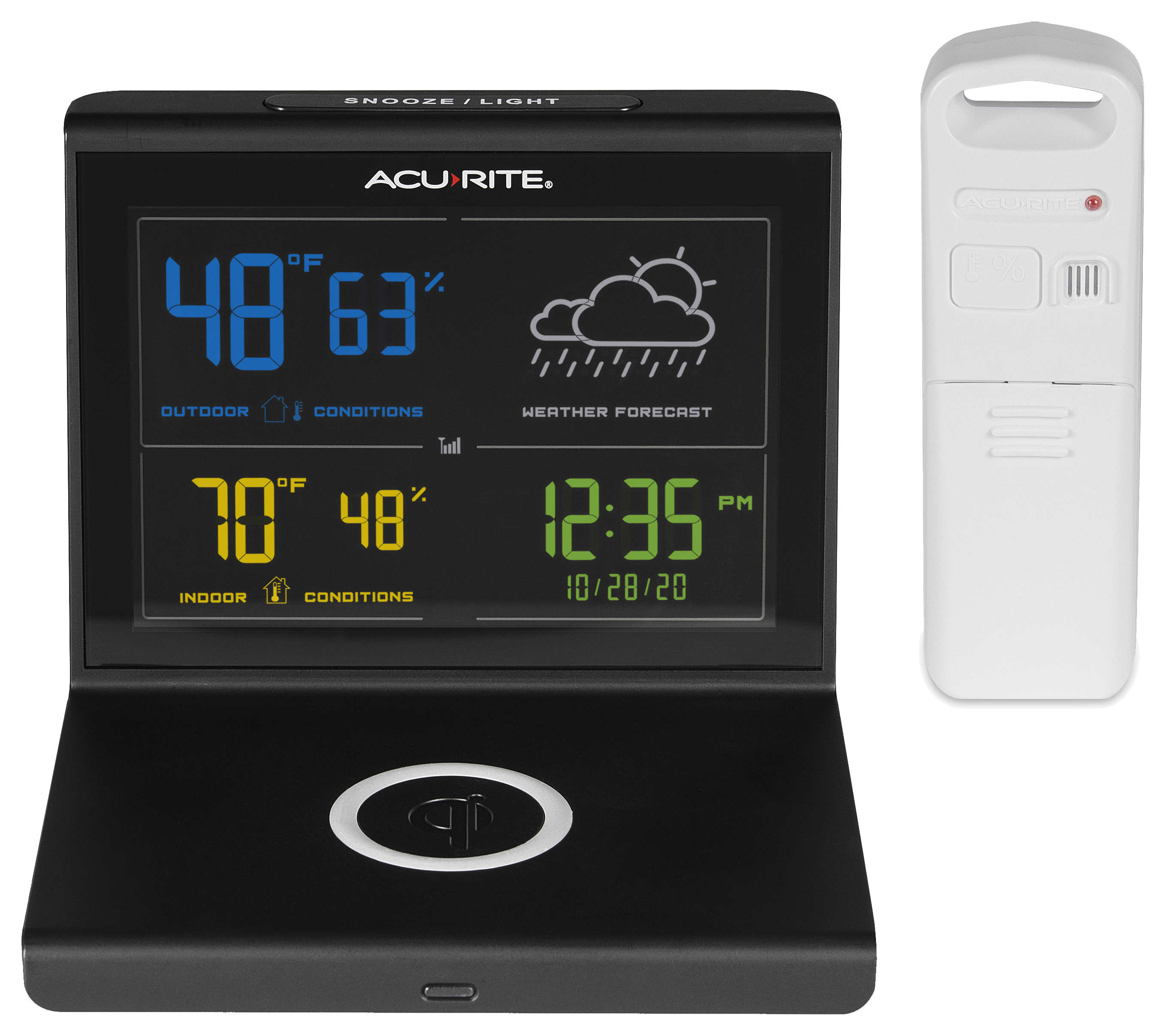 AcuRite Weather Forecaster with Wireless Charging Pad