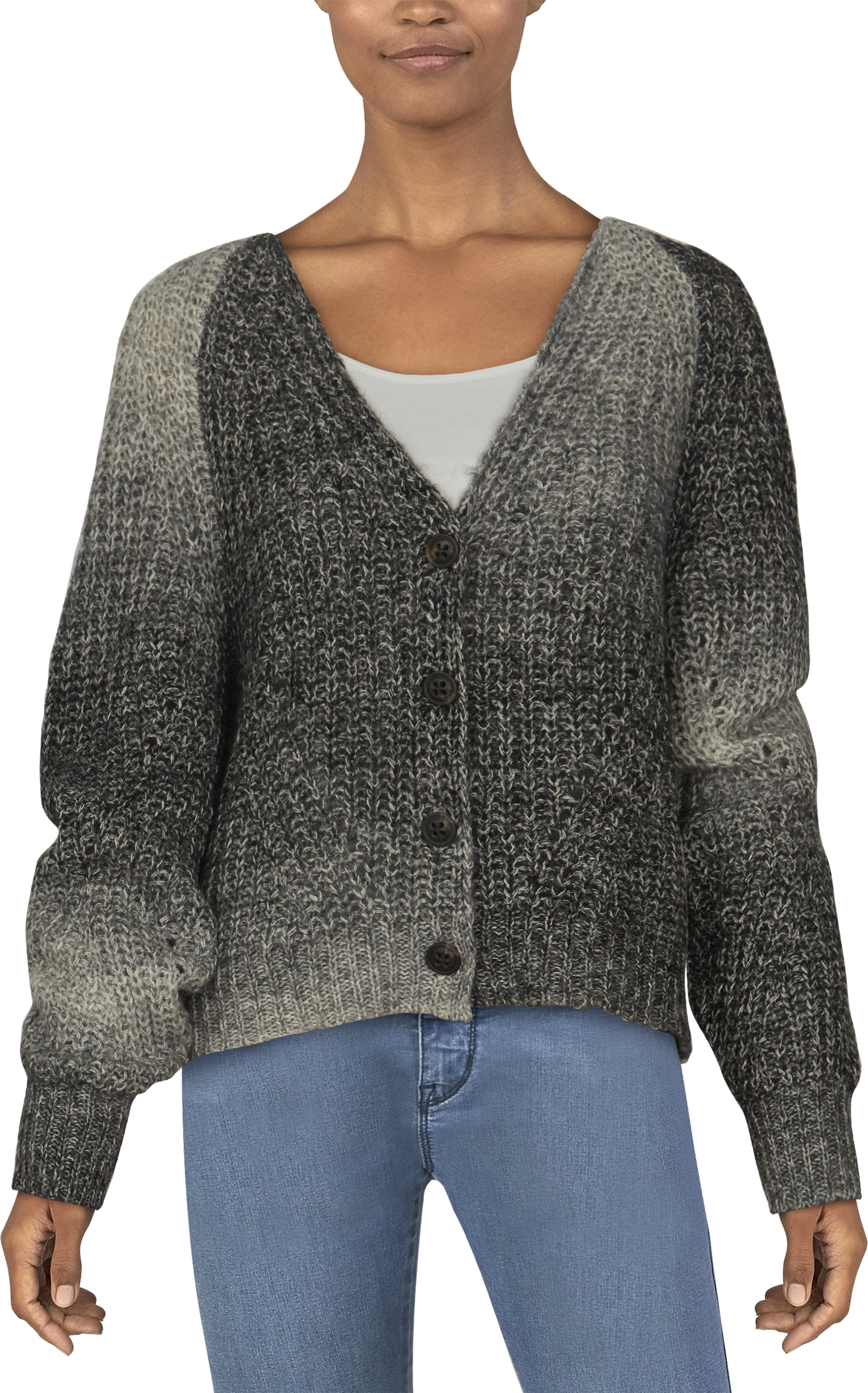 NATURAL REFLECTIONS Space Dye Long-Sleeve Cardigan for Ladies