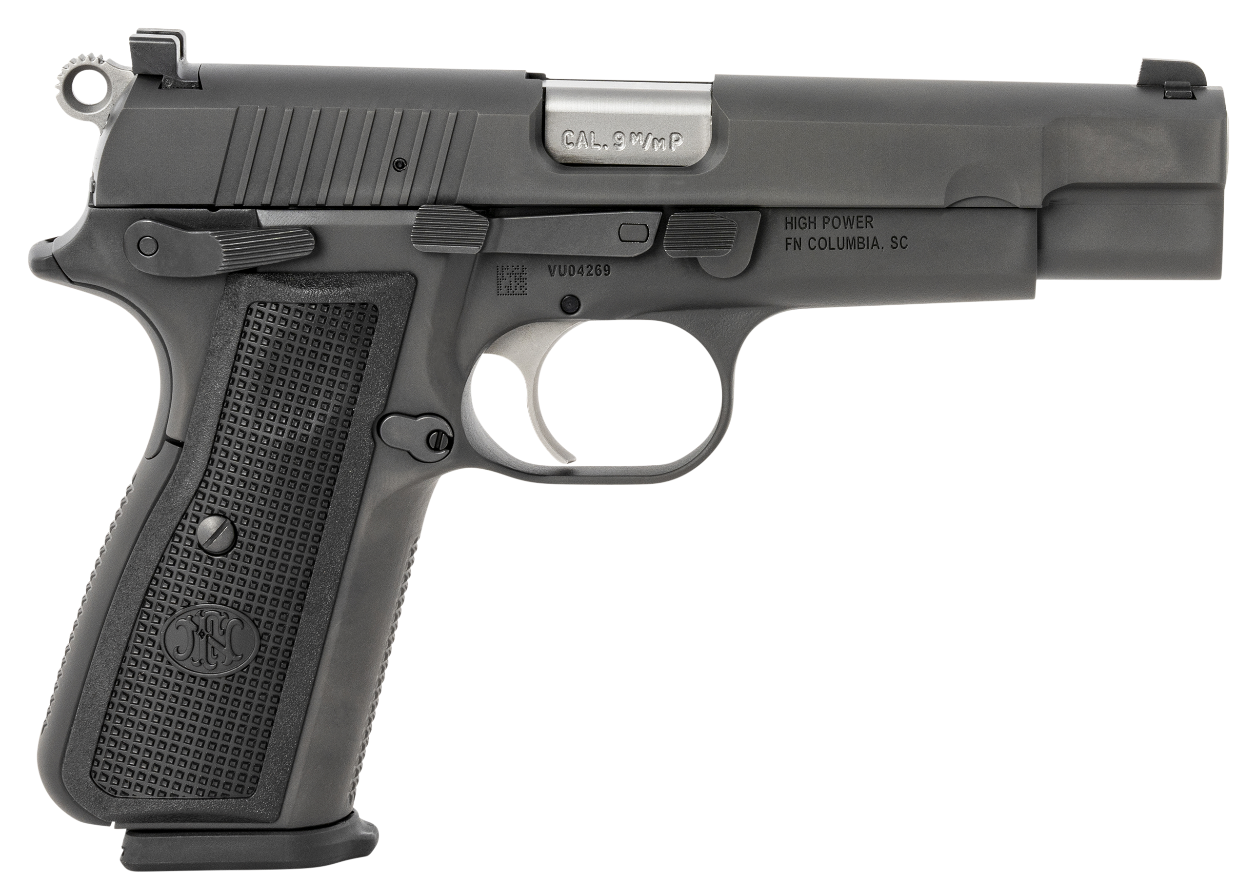 Image of FN High Power Semi-Auto Pistol - Black - Black - 17