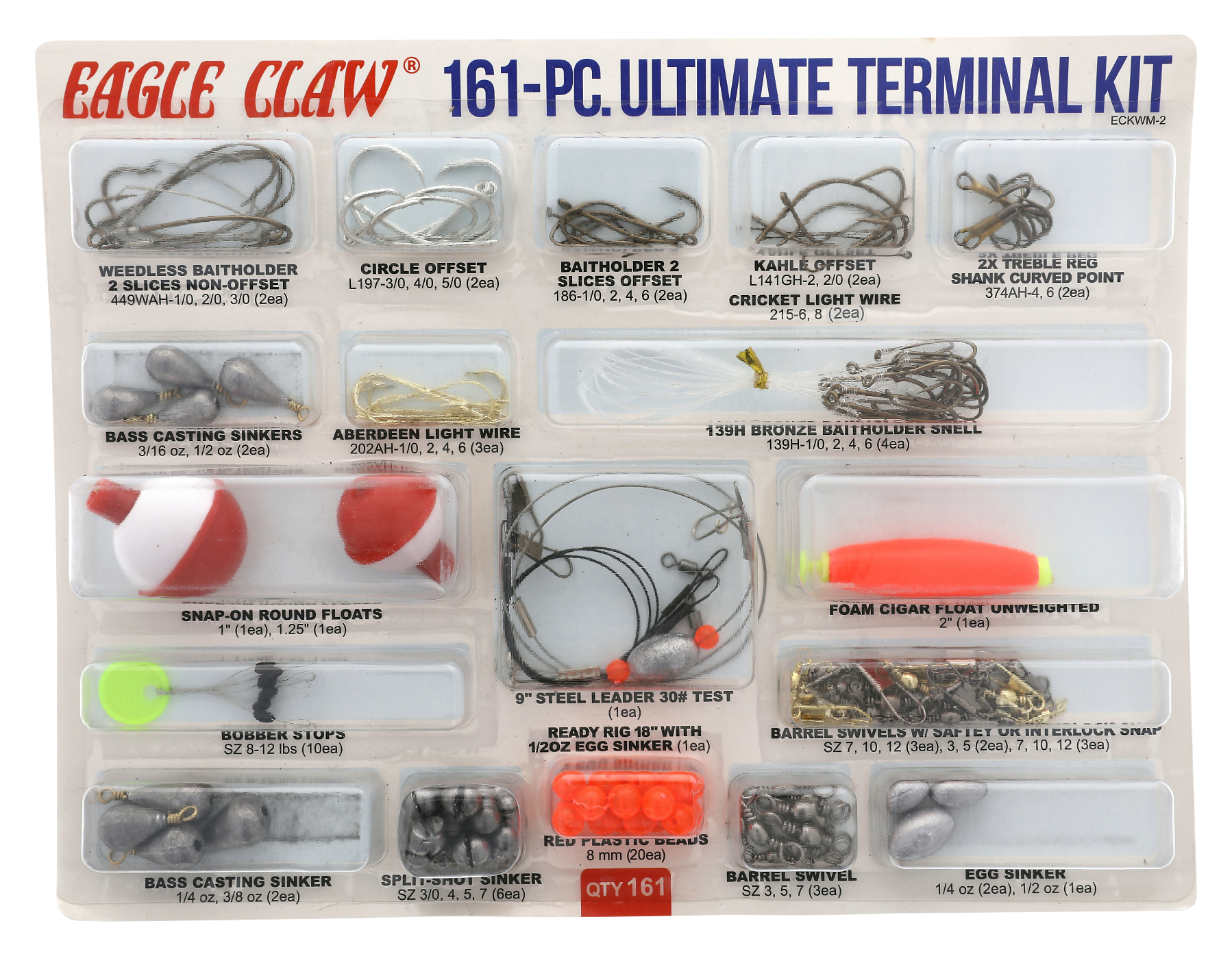 Eagle Claw 161-Piece Ultimate Terminal Kit