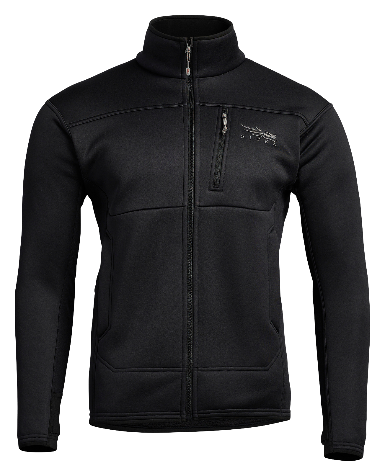 Image of Sitka Solids Traverse Jacket for Men - Sitka Black - L