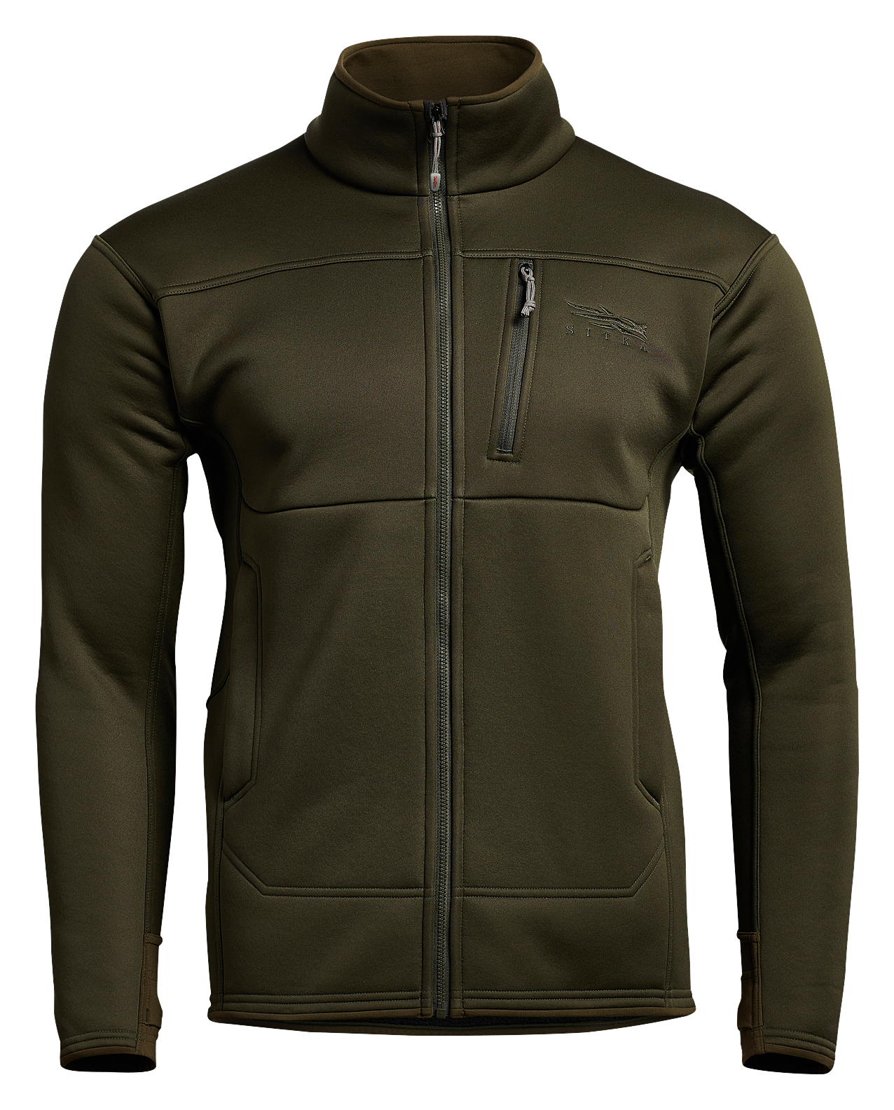 Image of Sitka Solids Traverse Jacket for Men - Deep Lichen - M