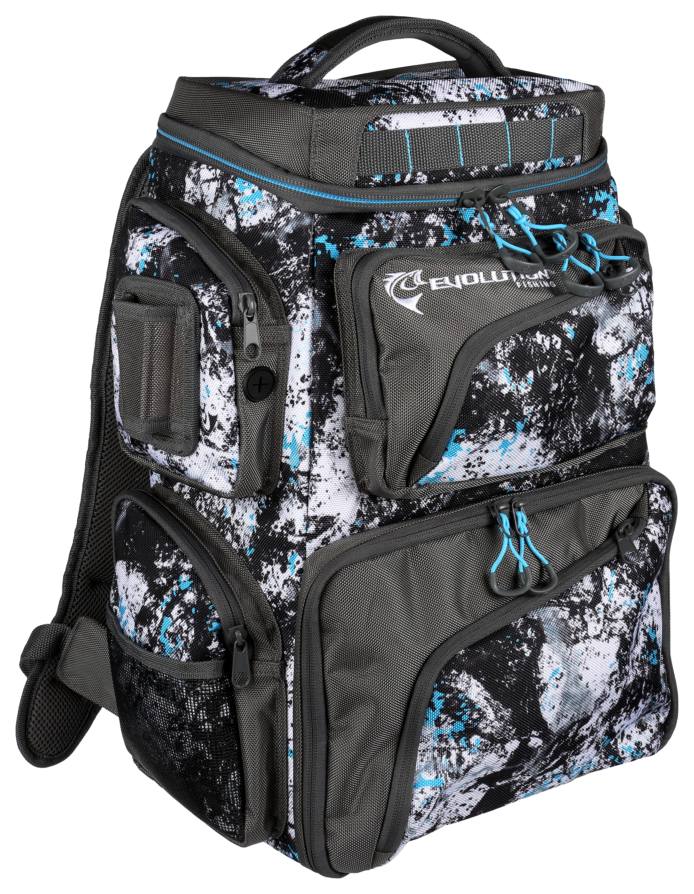 Evolution Fishing Largemouth Series Double Decker Tackle Backpack 
