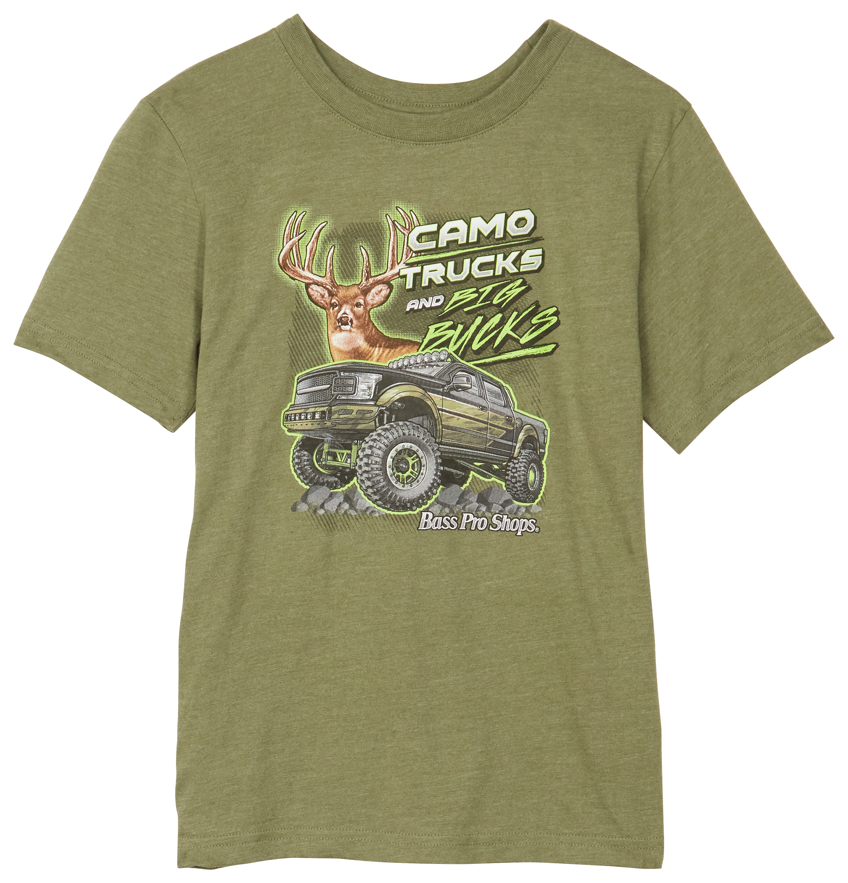 BASS PRO SHOPS Trucks and Bucks Short-Sleeve T-Shirt for Kids