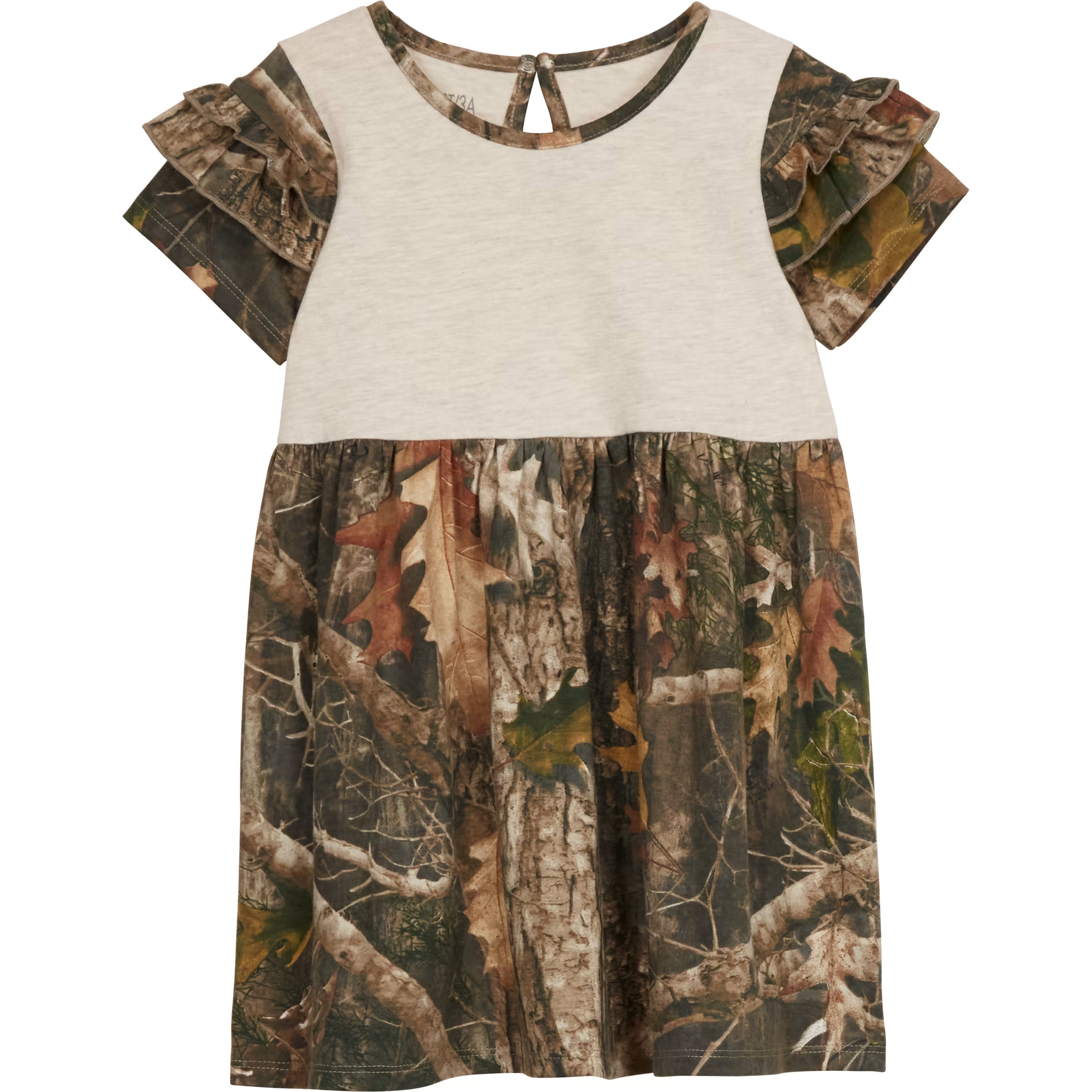 BASS PRO SHOPS Camo Short-Sleeve Dress for Toddlers