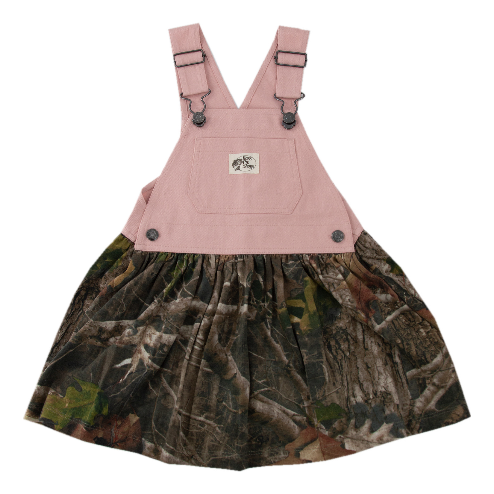 BASS PRO SHOPS Camo Overall Dress for Babies