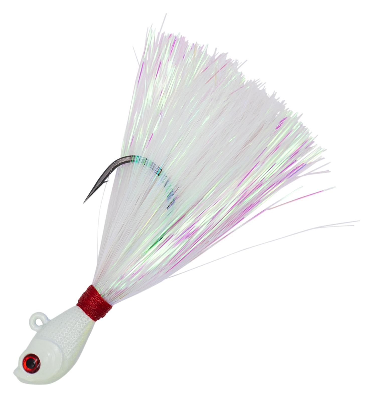 Intent Tackle Mylar Bucktail Jig - 3/4 oz. - Glow