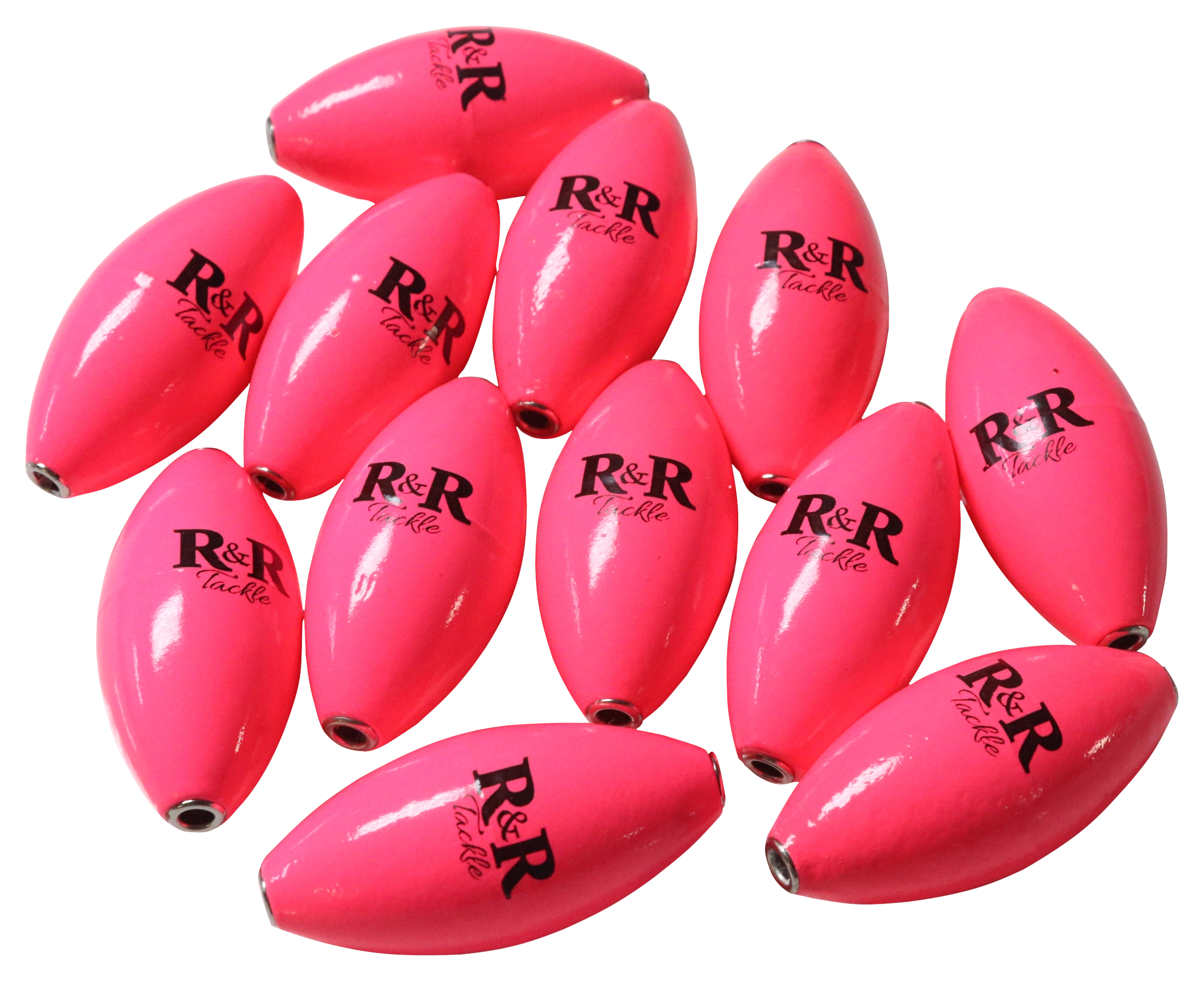 R&ampR Tackle Kite Floats - Pink - 12 Pack