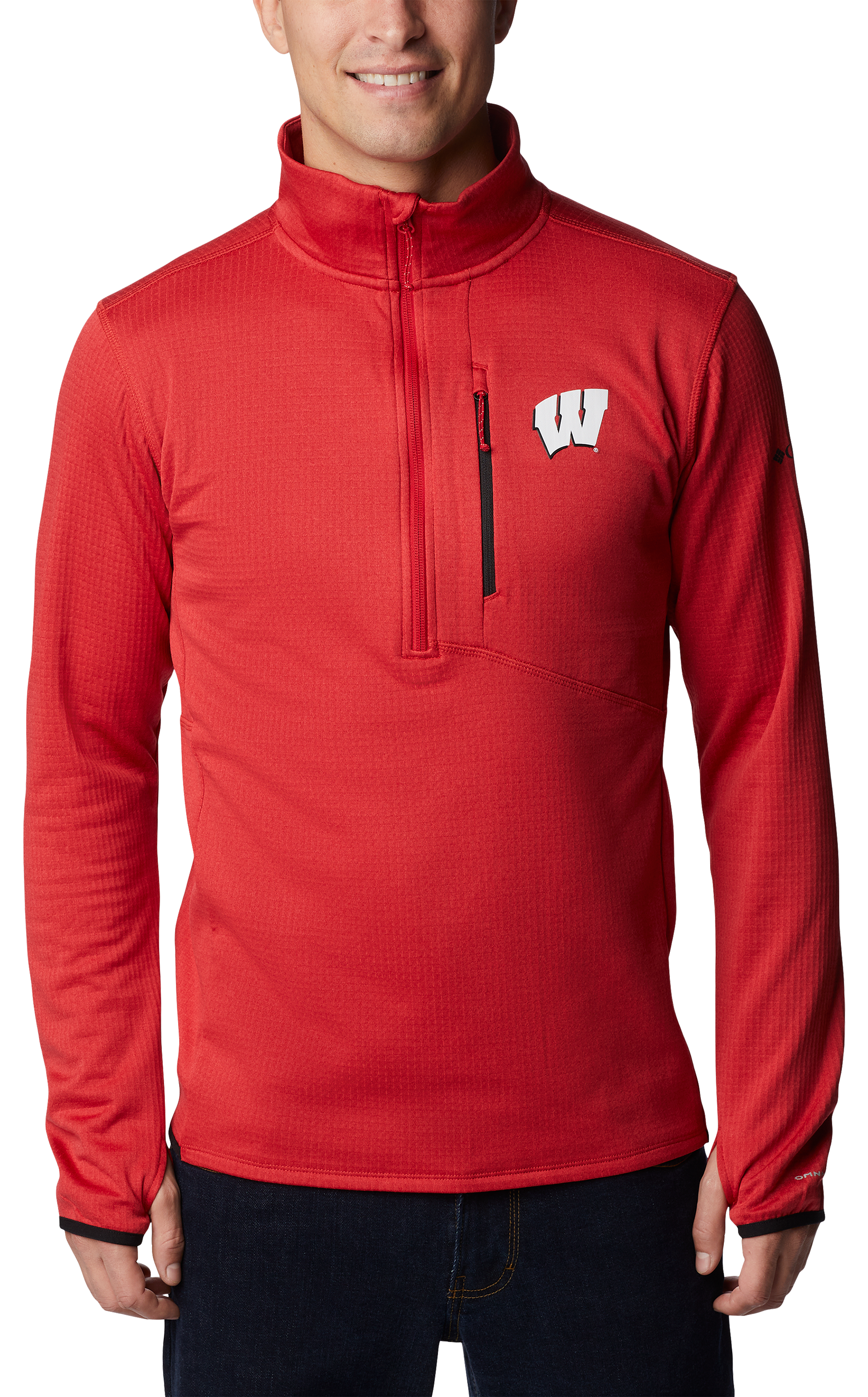 Columbia Collegiate Park View Fleece Half-Zip Pullover for Men - University