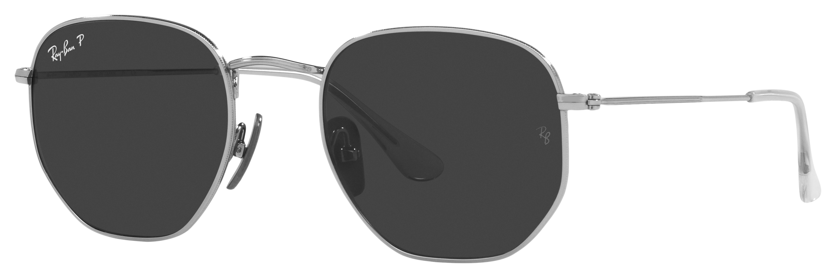 RAY-BAN Hexagonal Titanium RB8148 Glass Polarized Sunglasses